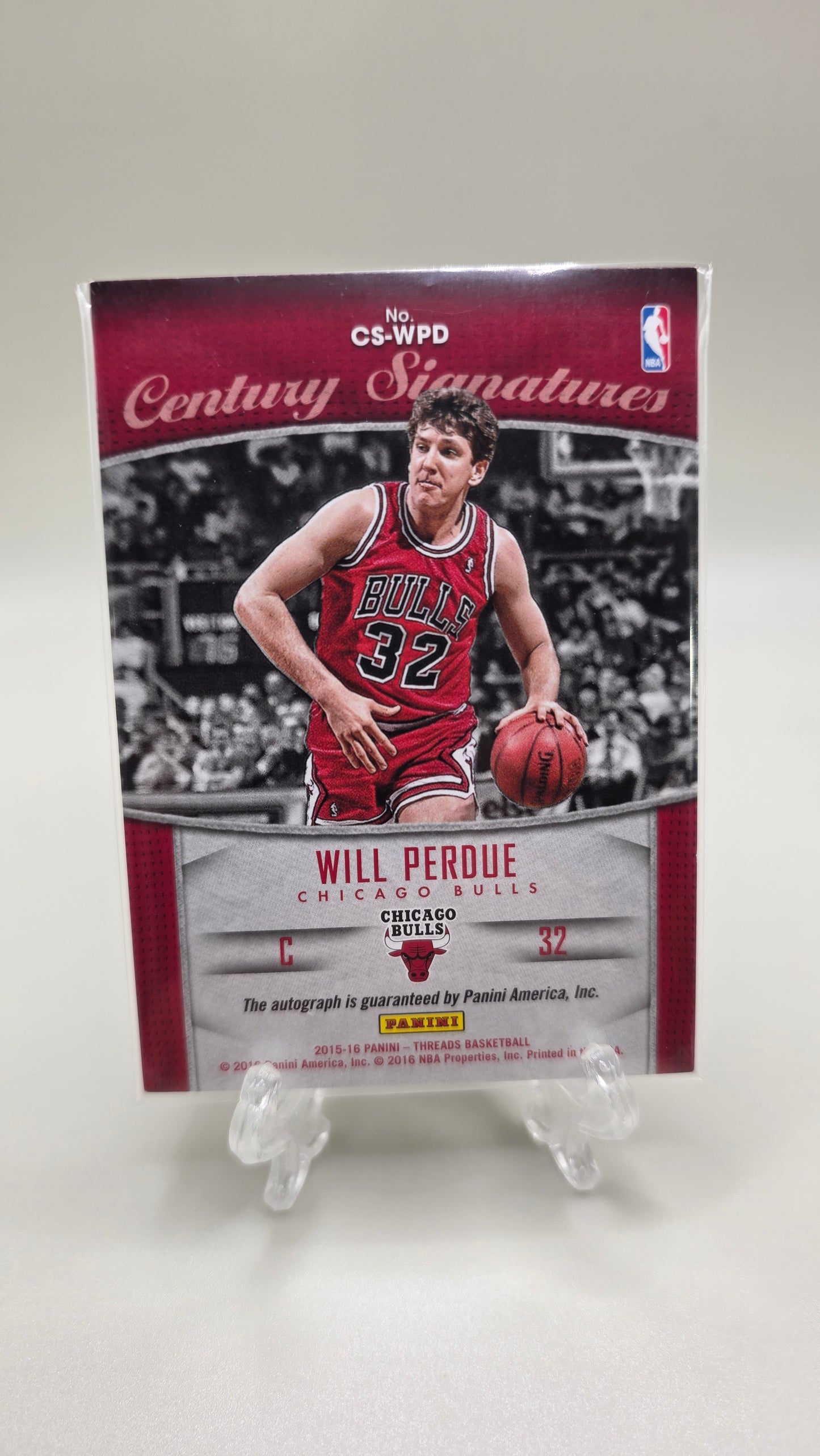 2015-16 Panini Threads Century Signatures Will Purdue Auto # /199 Card # CS-WPD