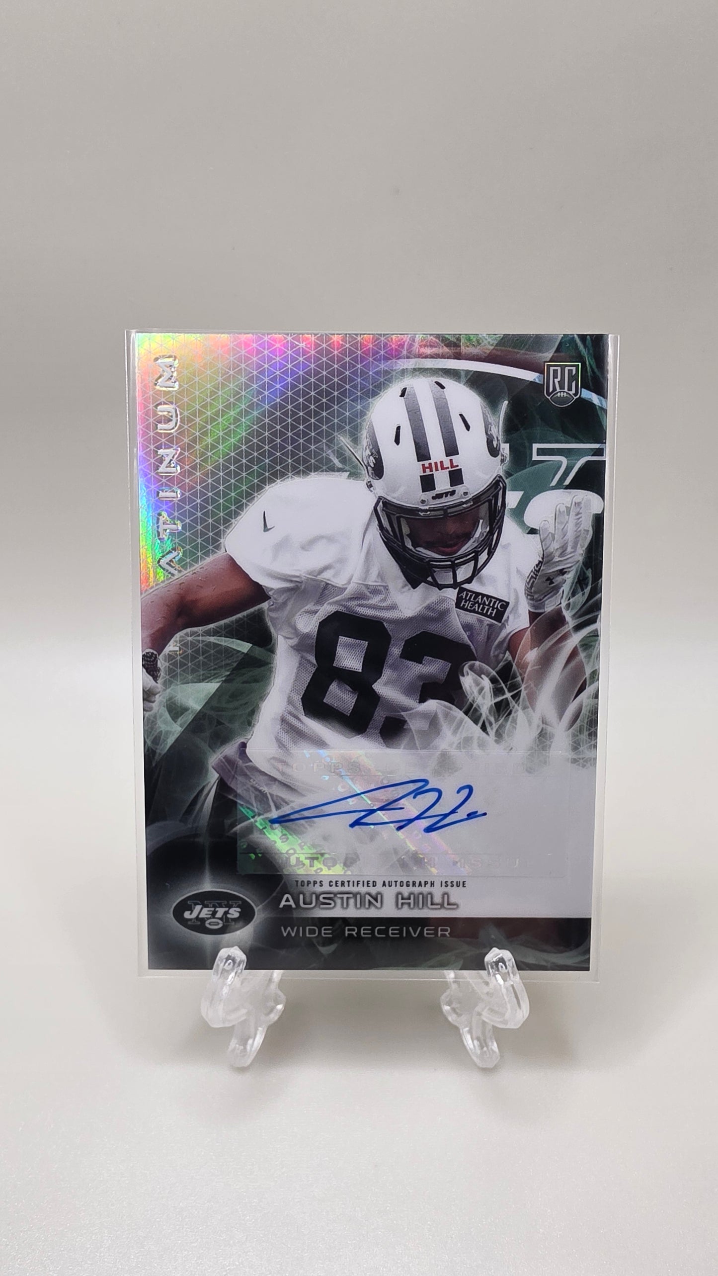 2015 Topps Platinum Austin Hill Rookie Auto Card # AR-AH