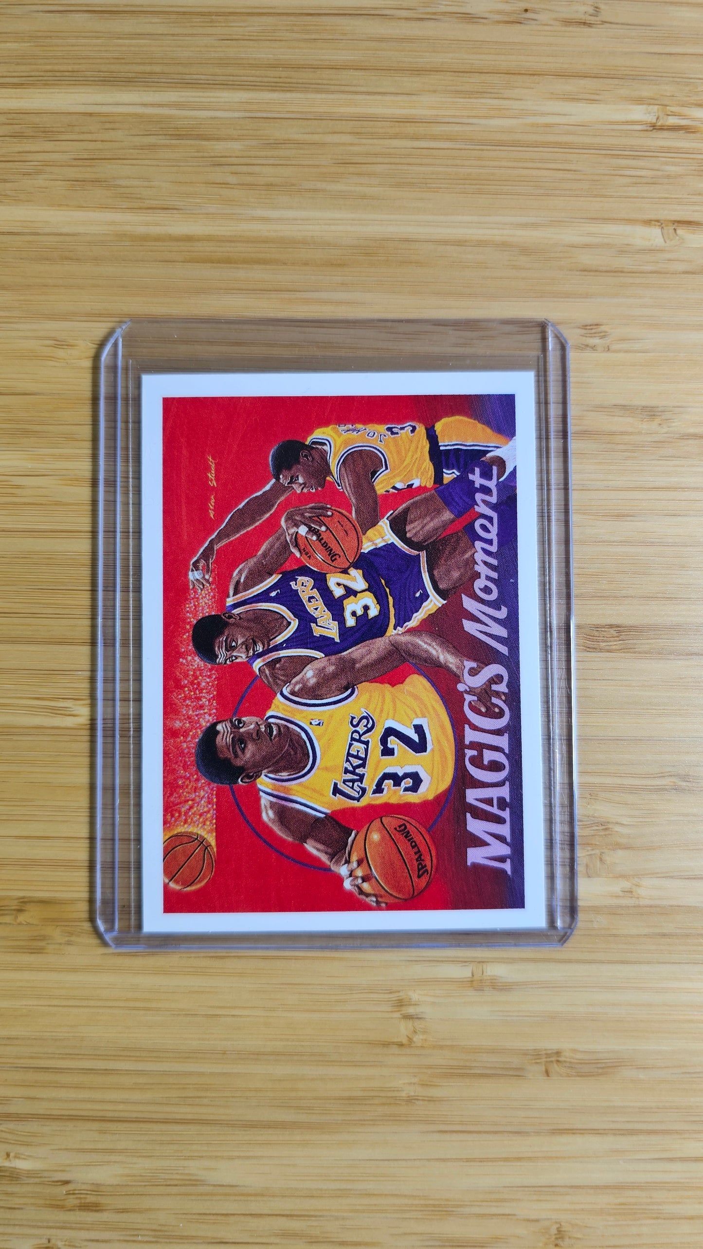 1991-92 Upper Deck Magic's Moment Los Angeles Lakers Card #29