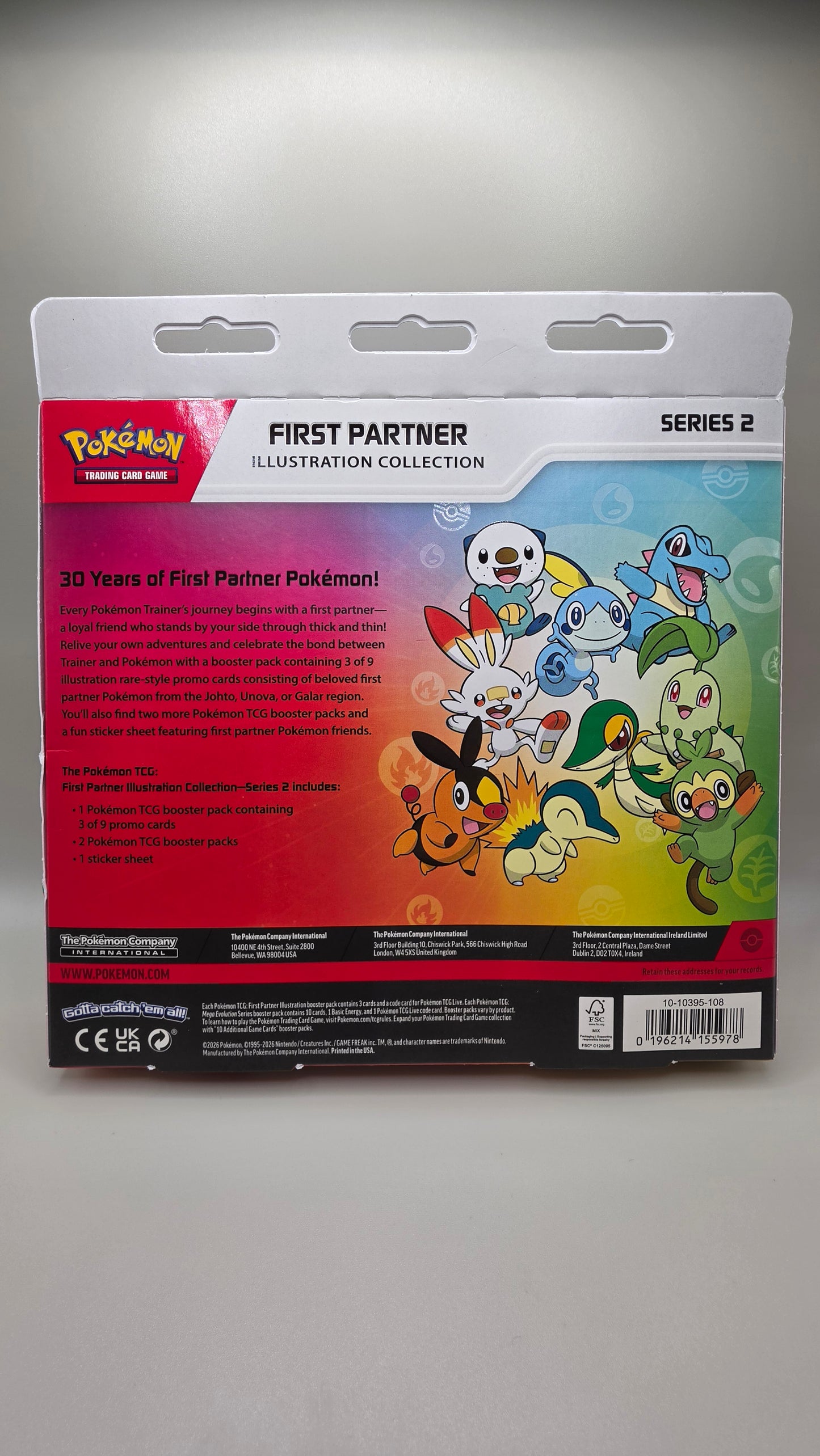 Pokemon TCG First Partner Illustration Series 2 Sealed New