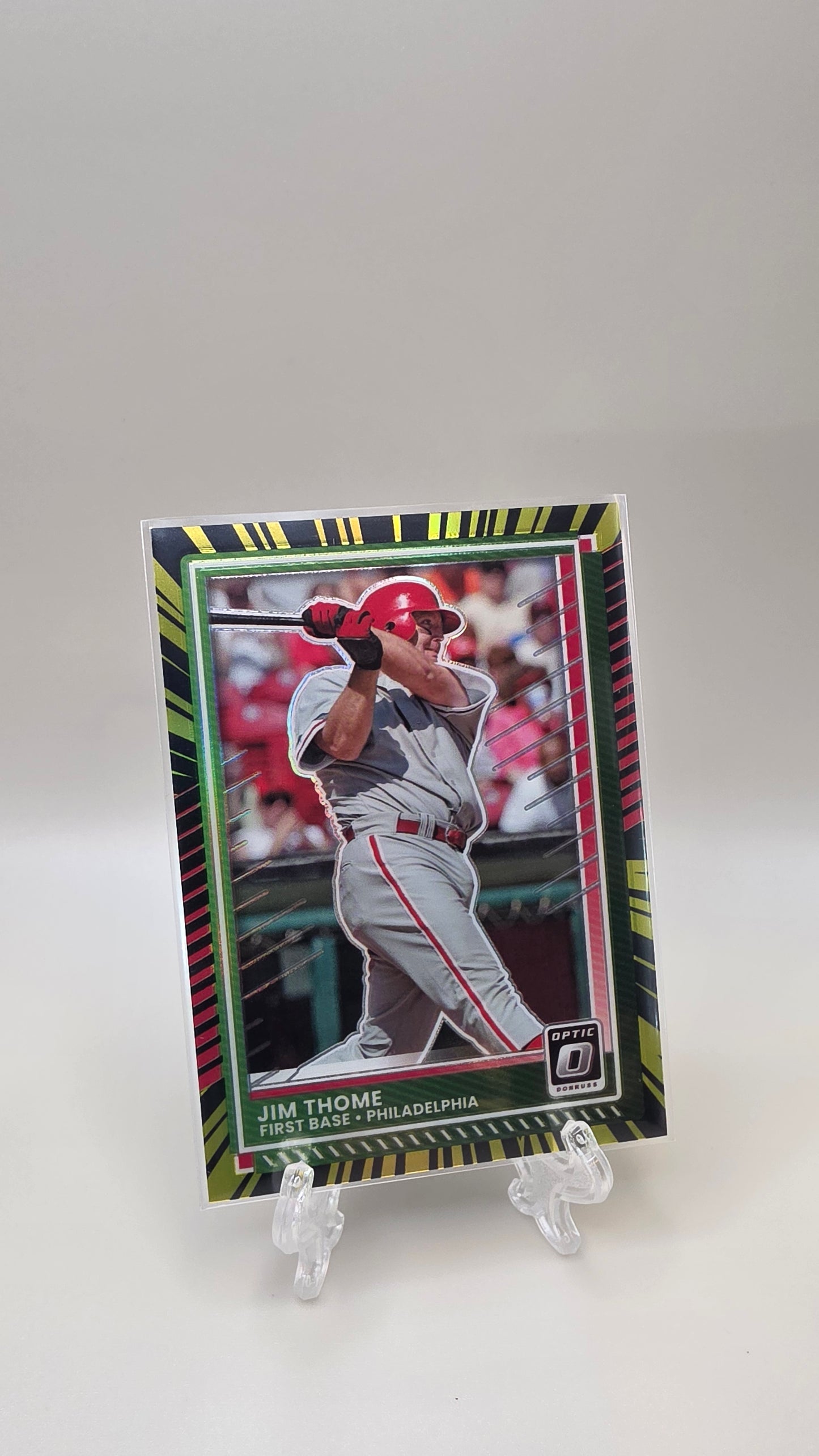 2025 Optic Donruss Jim Thome Electricity Prizm /69 #31