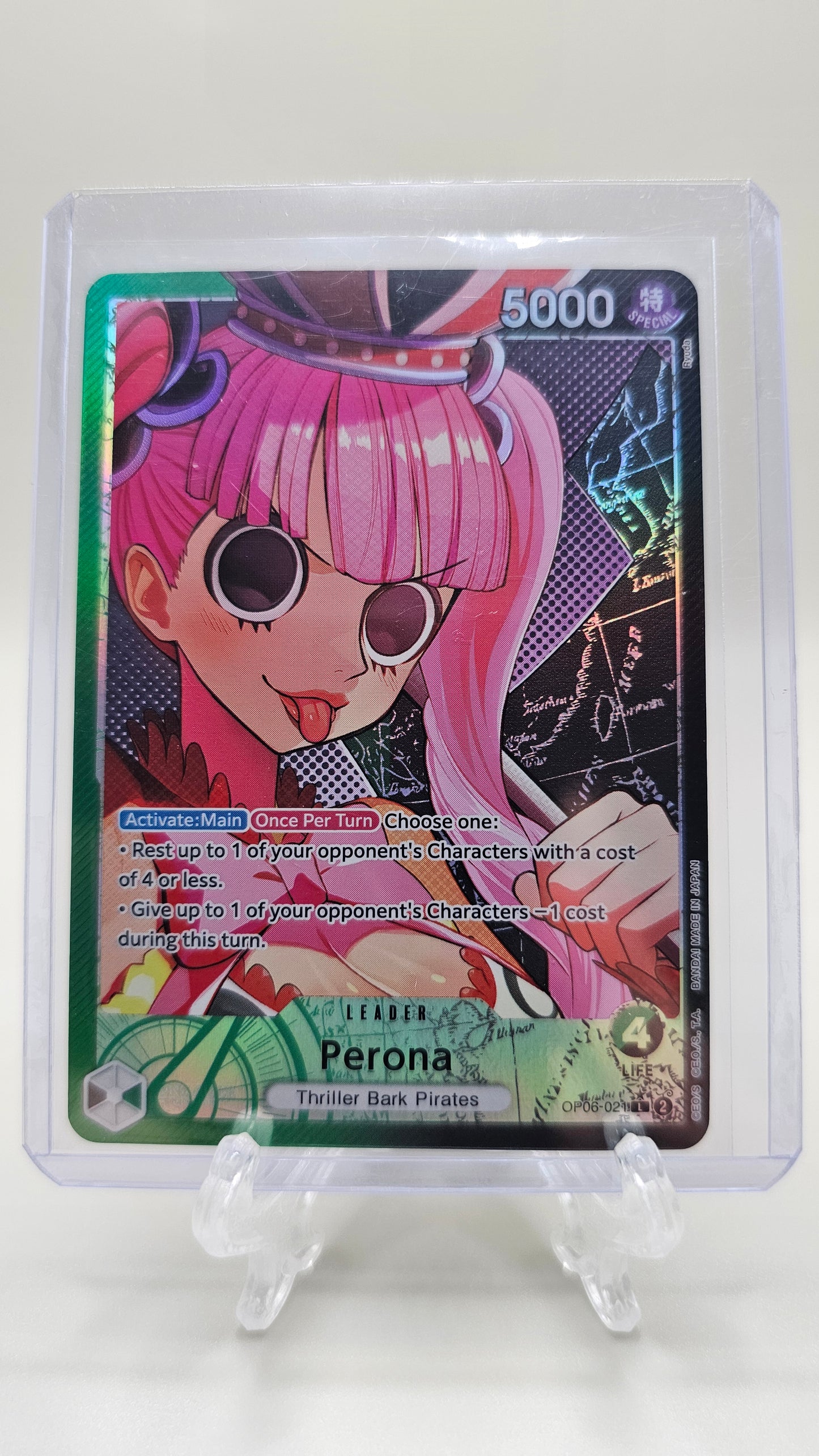 Perona OP06-021 L Alt Art One Piece TCG (Wings of the Captain Set) English