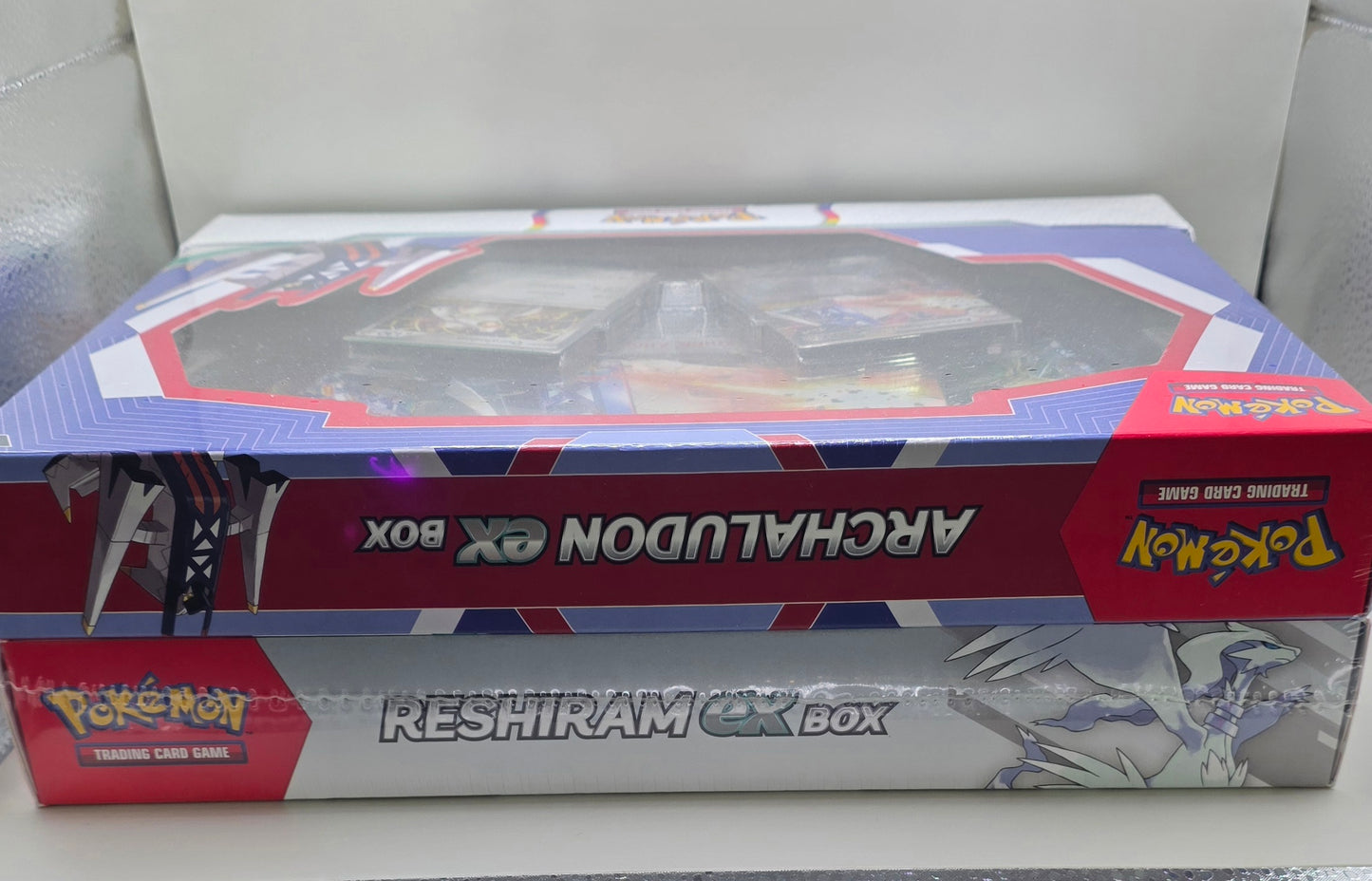 Pokémon TCG Reshiram EX & Archaludon EX 2-Pack Box Bundle