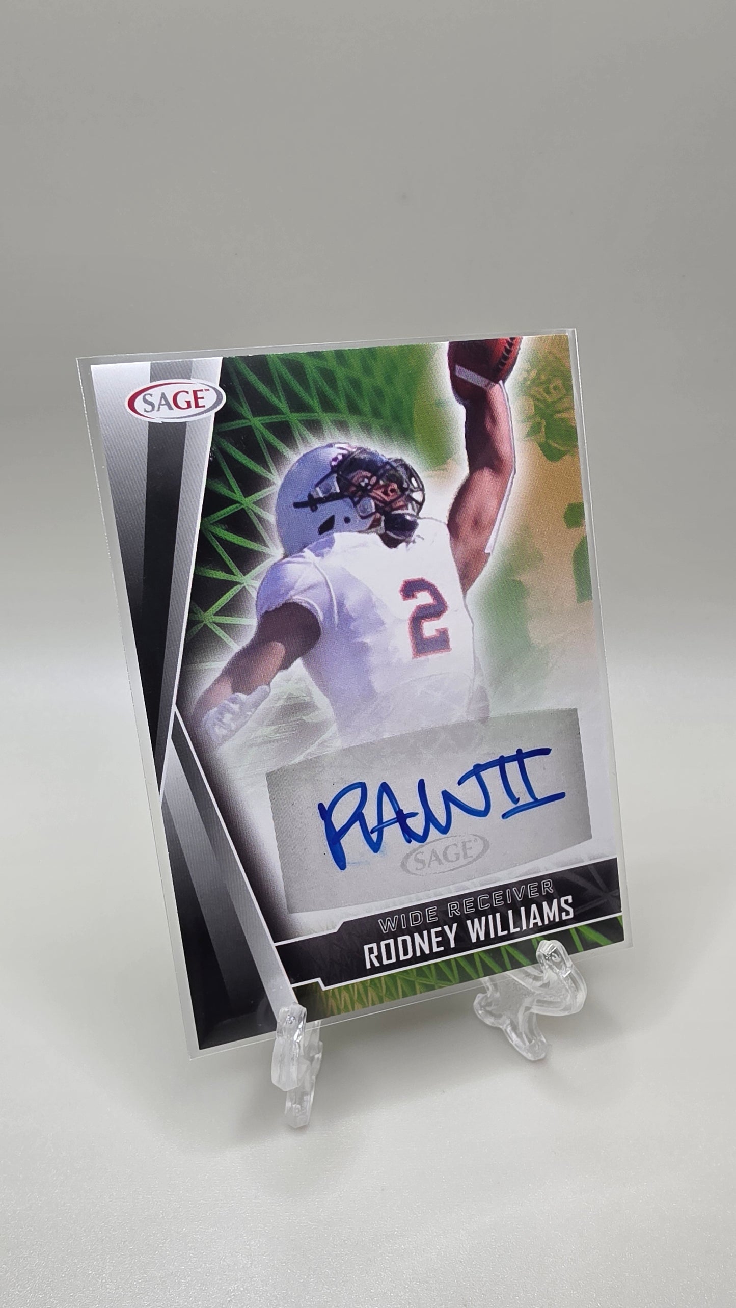 2022 Sage Football Rodney Williams Autograph #A‑RW