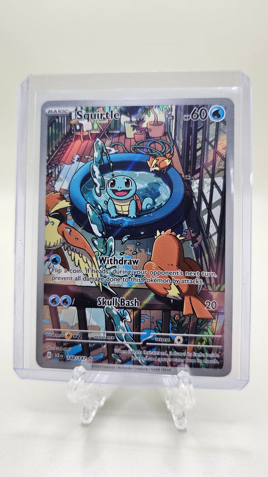 Squirtle – 148/142 – SV07: Stellar Crown (Holo) Illustration Rare