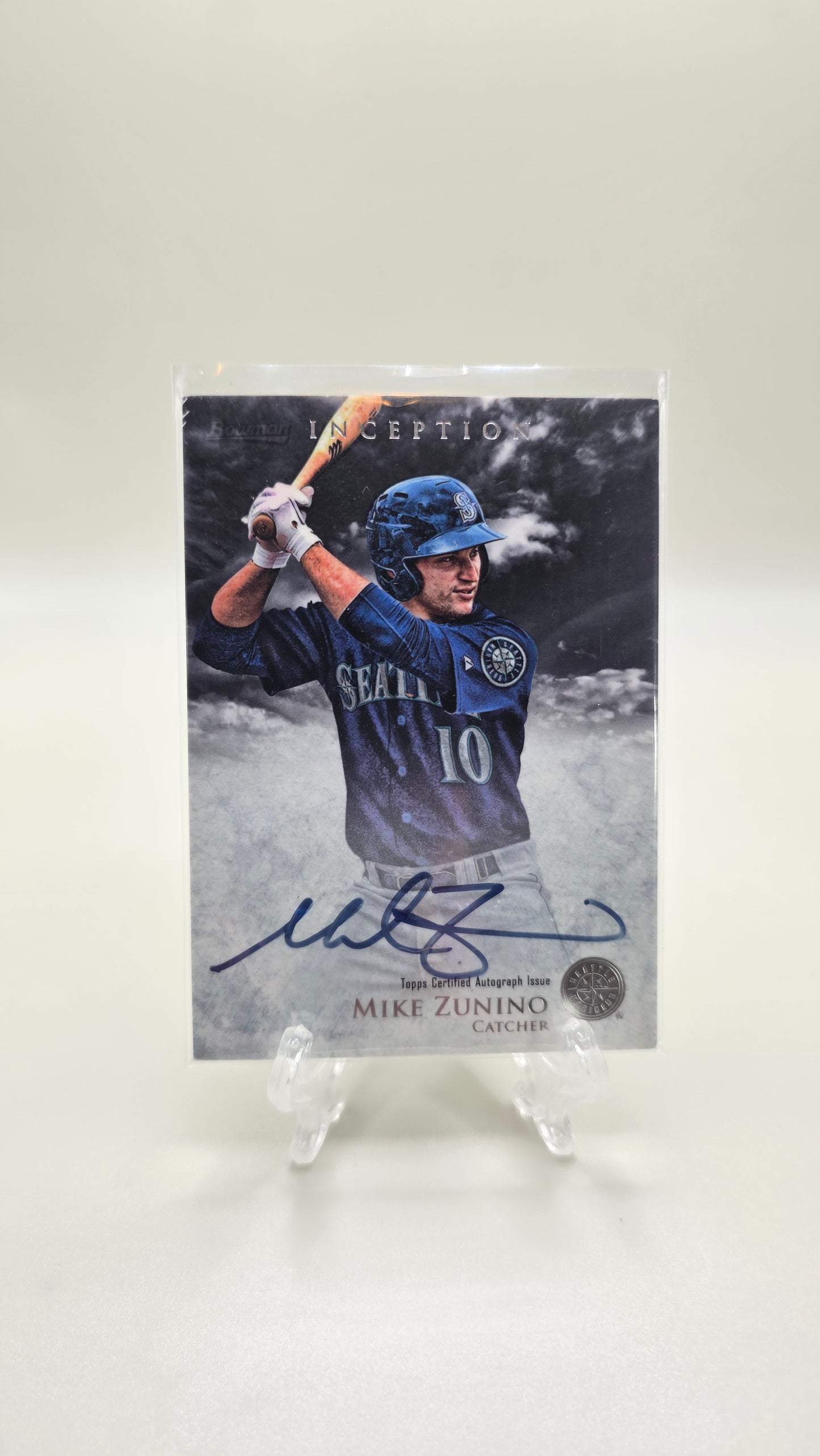 2013 Bowman Inception Mike Zunino Auto Card # PA-MZ