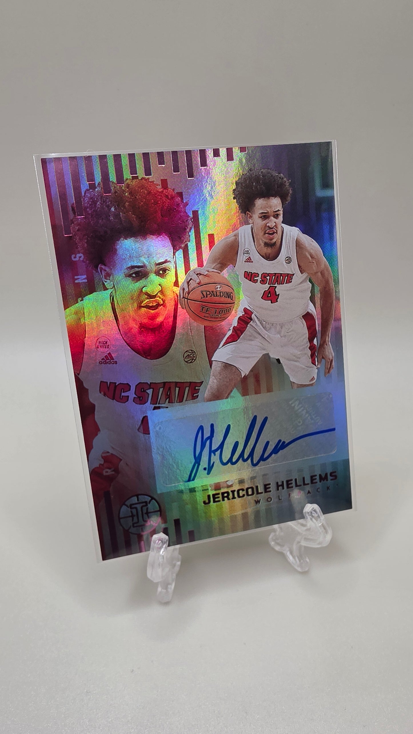 2022 Chronicles Illusions Draft Picks Jericole Hellems Rookie Auto Card #RS-JHE