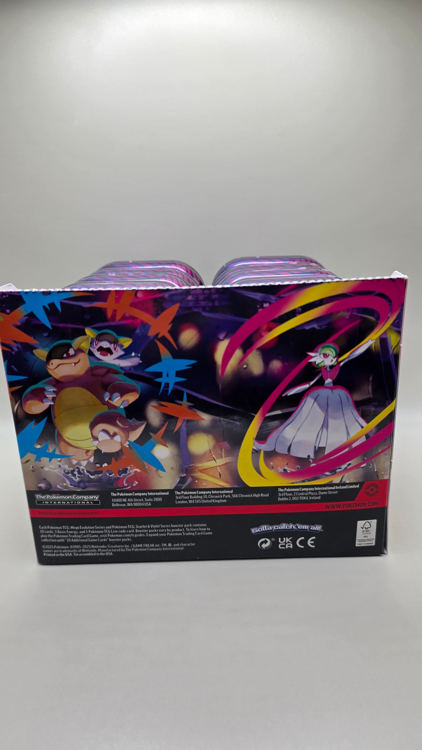 Pokemon TCG Mega Heroes Mini Tins Factory Sealed