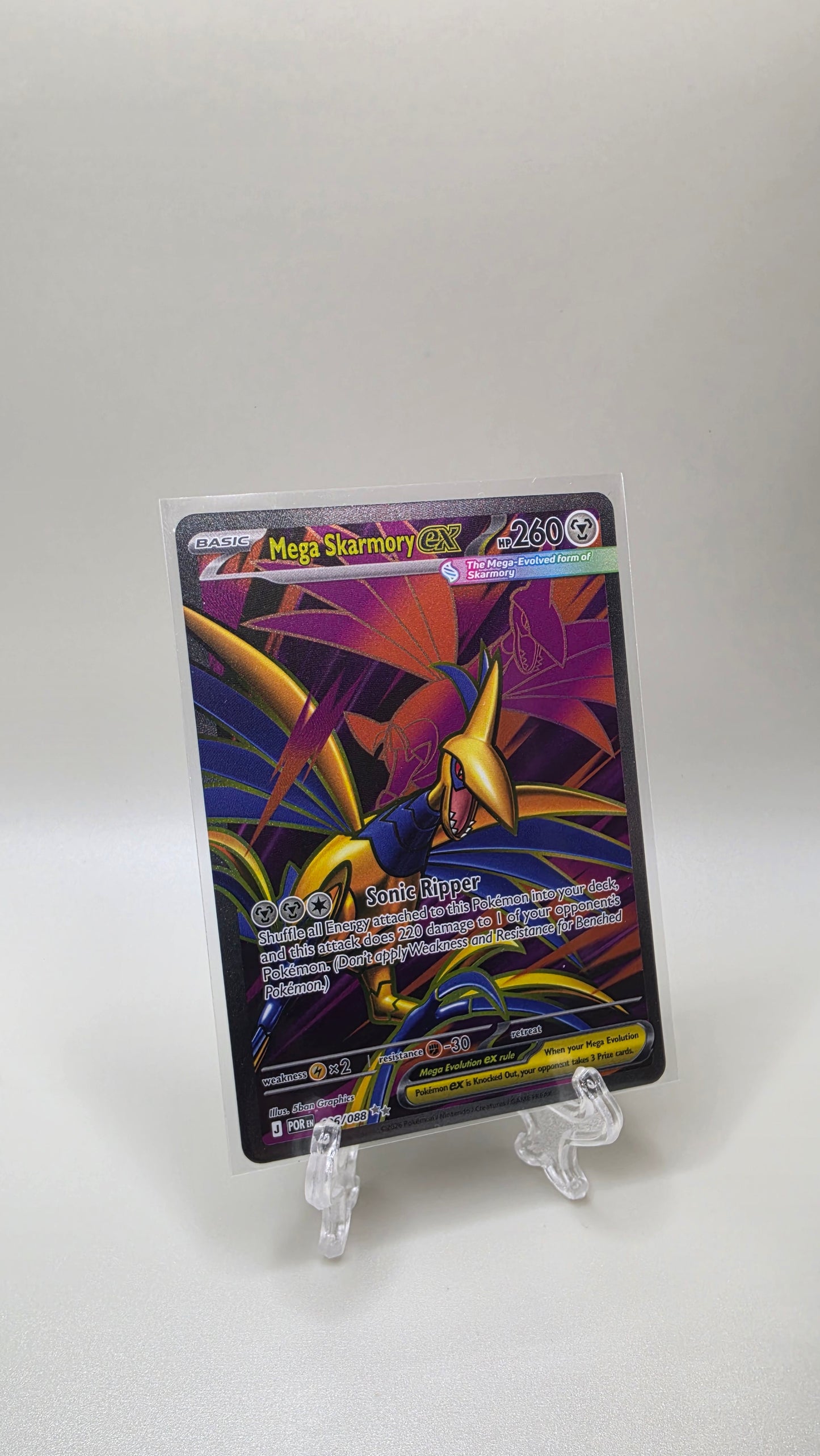 Pokémon TCG Mega Skarmory EX 106/088 Perfect Order English