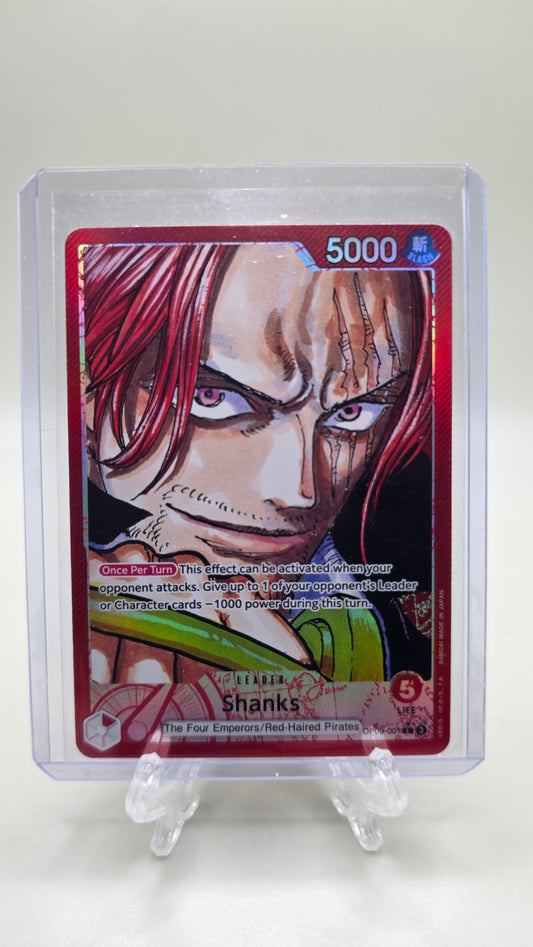 Shanks OP09-001 L⭐ Alt Art One Piece TCG (Emperors in the New World Set) English