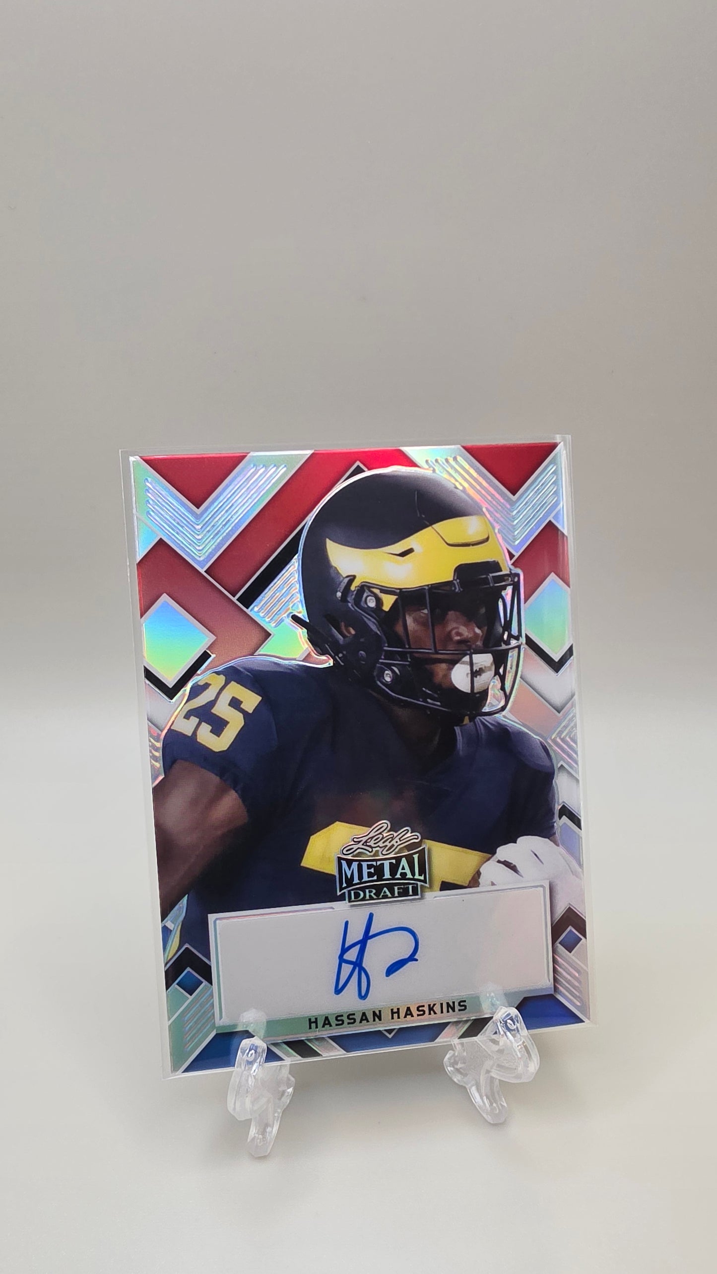2022 Leaf Metal Hassan Haskins Variation Auto /10 #PA-HH1