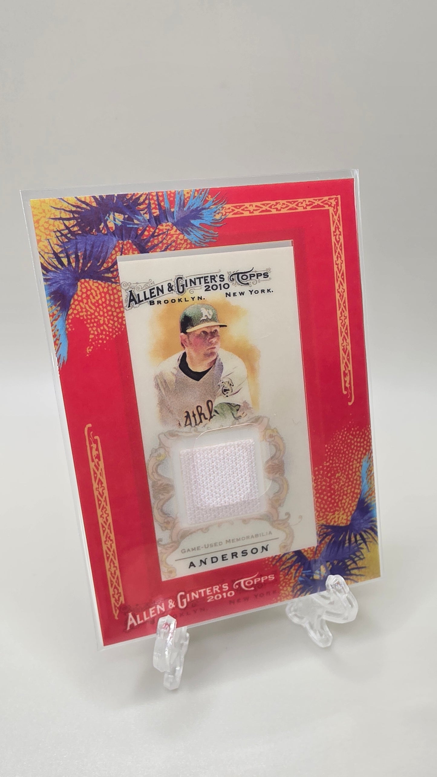 2010 Allen & Ginters Brett Anderson Framed Relic #AGR-BA