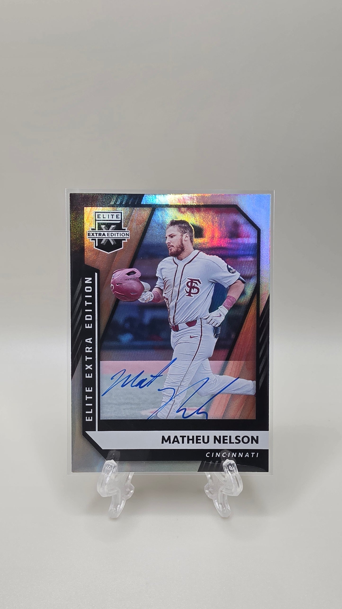2021 Panini Elite Extra Edition Matheu Nelson Auto Card # 35