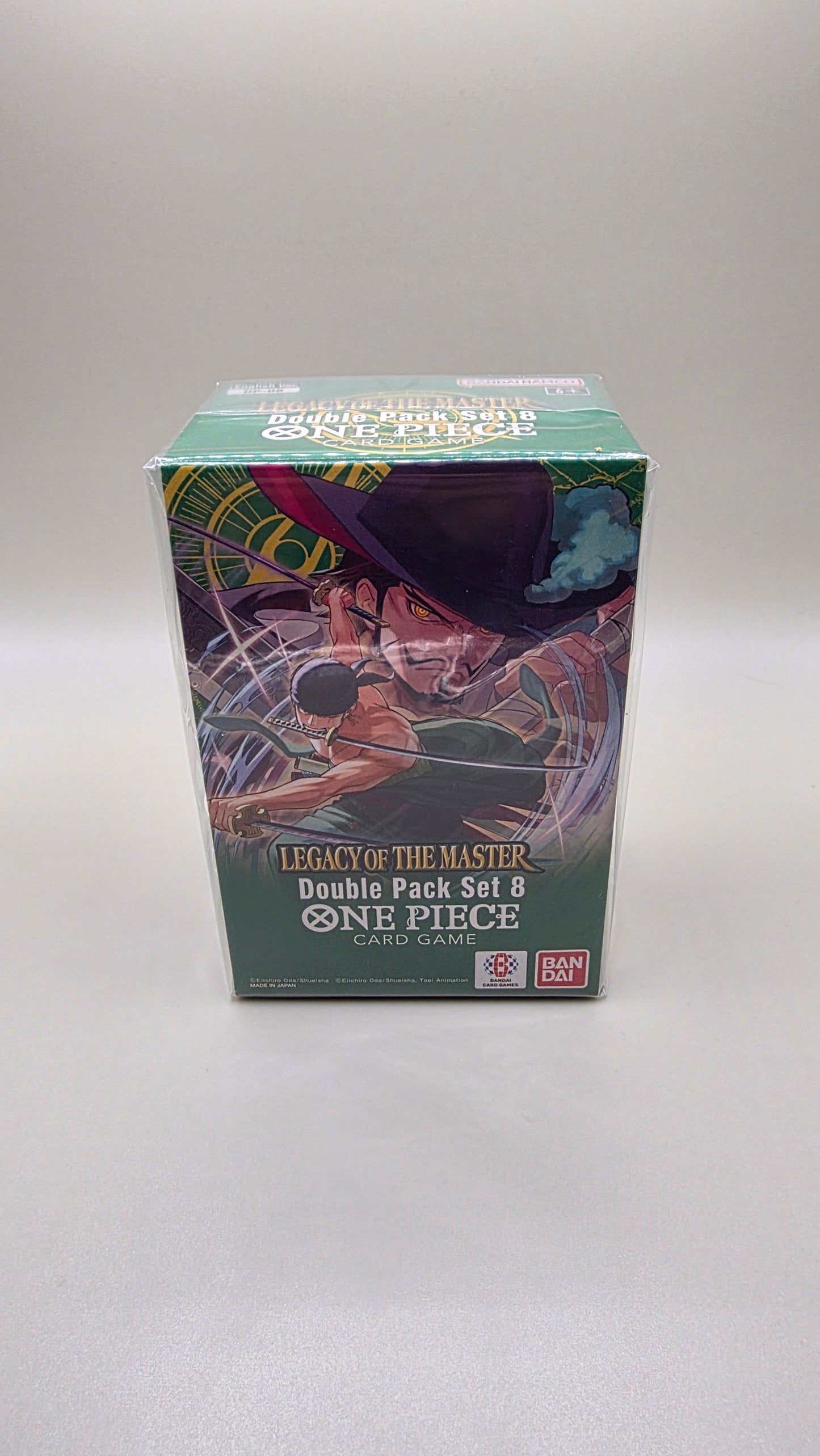 One Piece TCG OP12 Double Packs Set 8 - Legacy of the Master ENGLISH (x8 Double Packs)