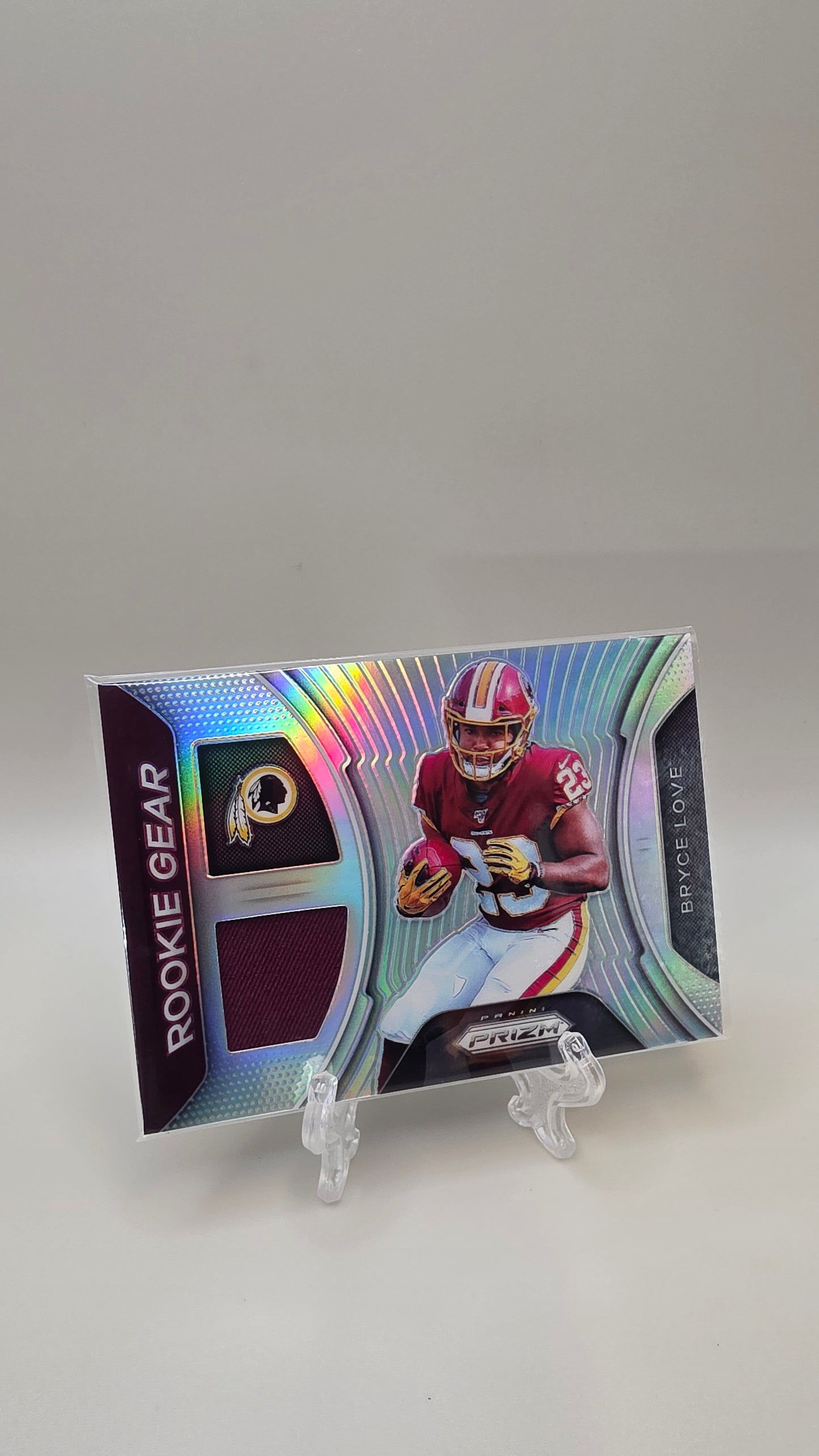 2019 Panini Prizm Bryce Love Rookie Gear Silver Prizm #RG-BL