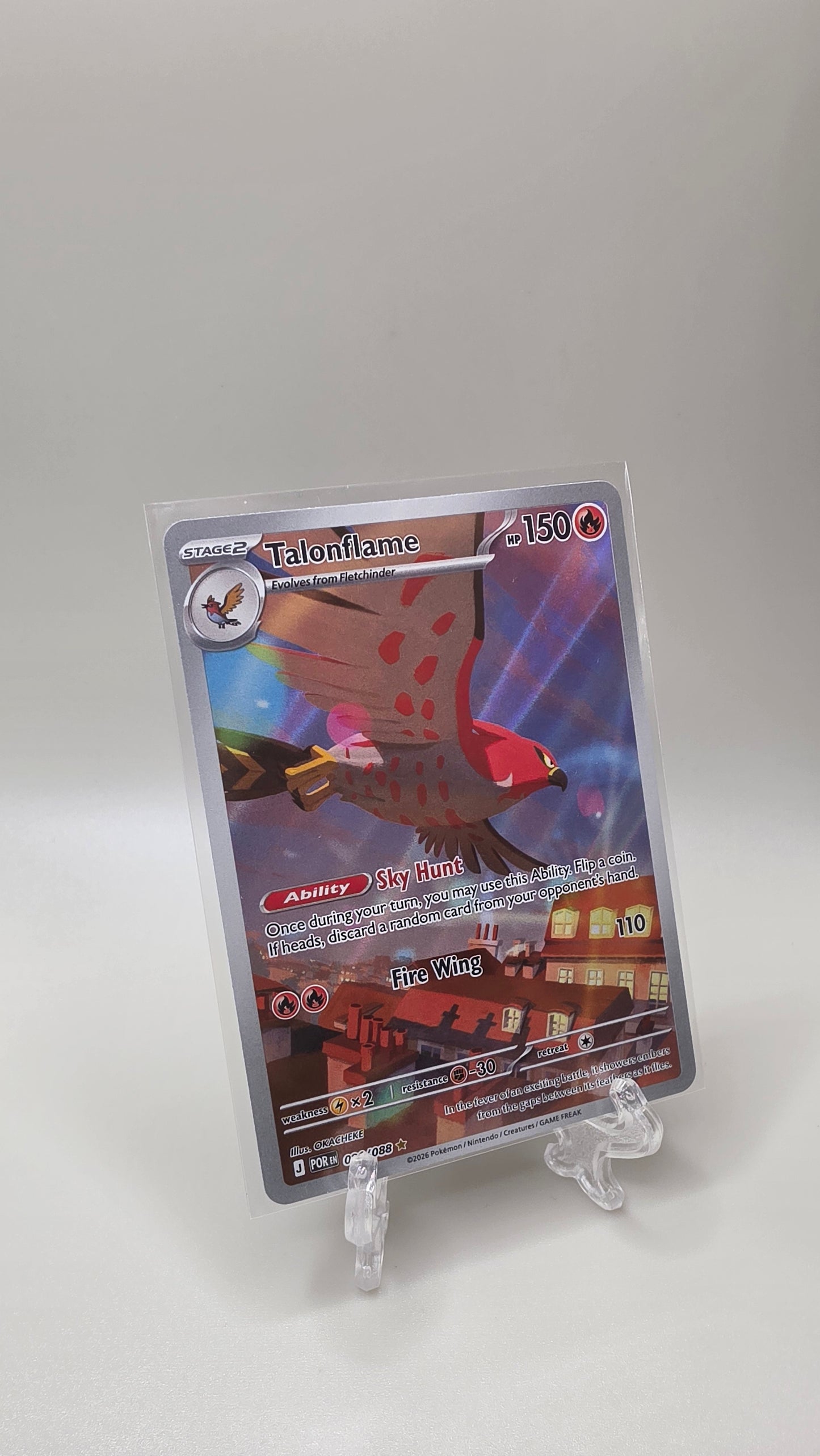 Pokémon TCG Talonflame 091/088 Perfect Order English