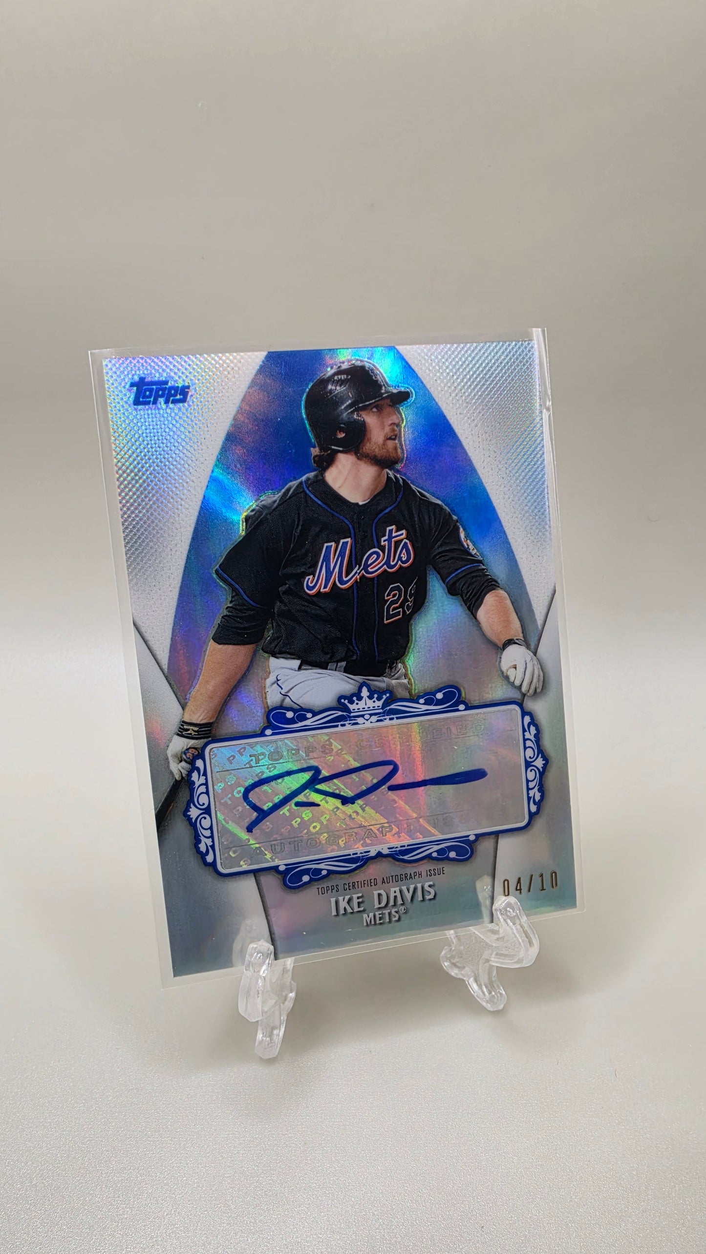 2013 Topps Ike Davis Autograph Card #/10