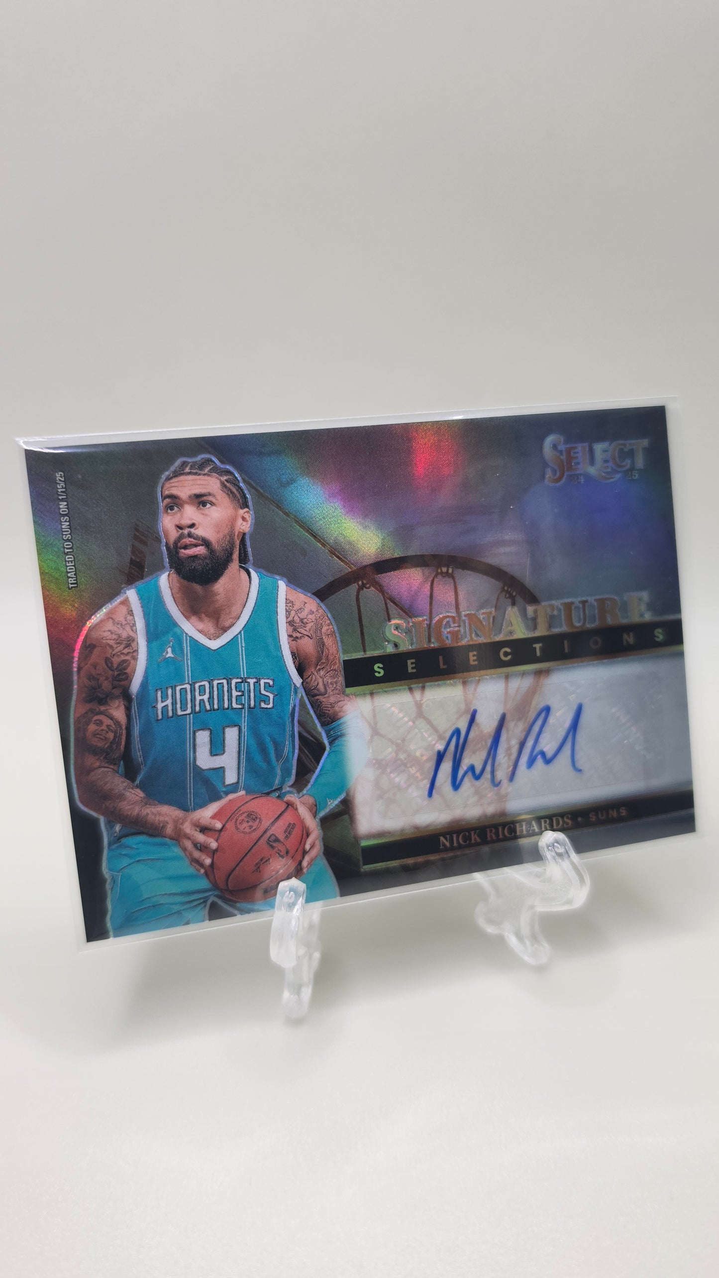2024-25 Select Signature Selections Nick Richards Auto Card # SS-NRH