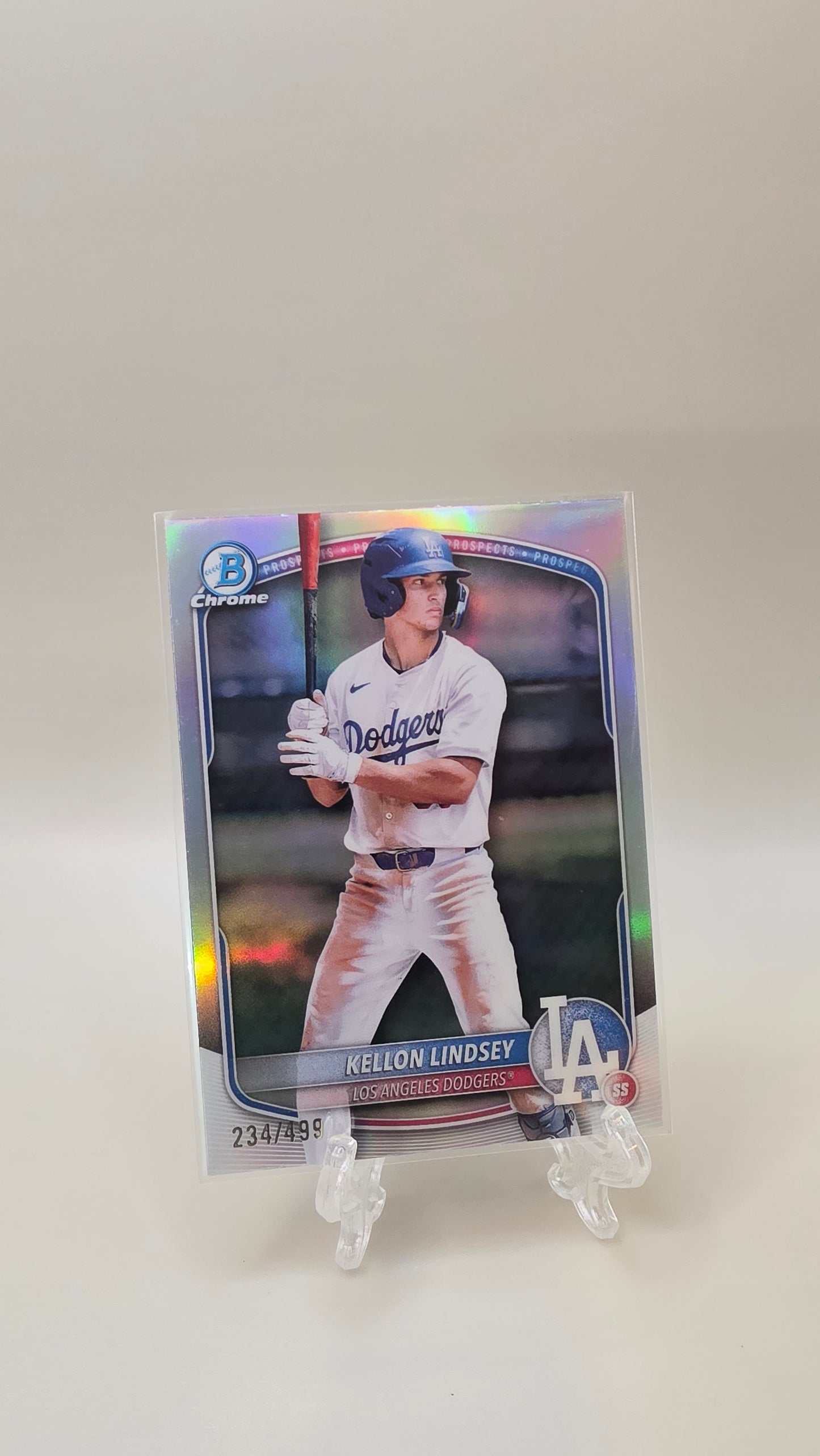 2025 Bowman Chrome Kellon Lindsey Silver /499 #BCP-137
