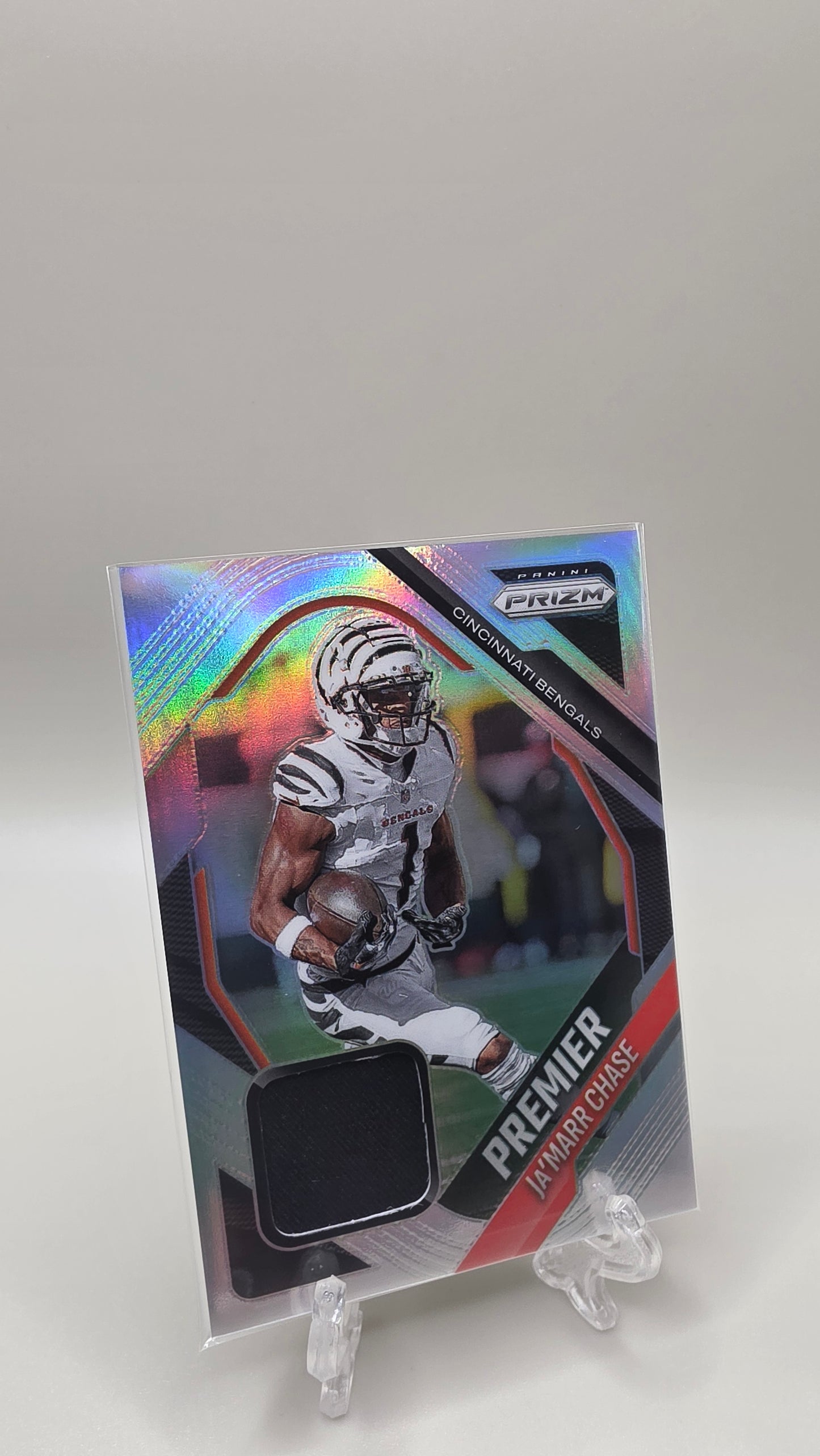 2025 Panini Prizm Ja'Marr Chase Premier Jersey Card # PYJ-JCH