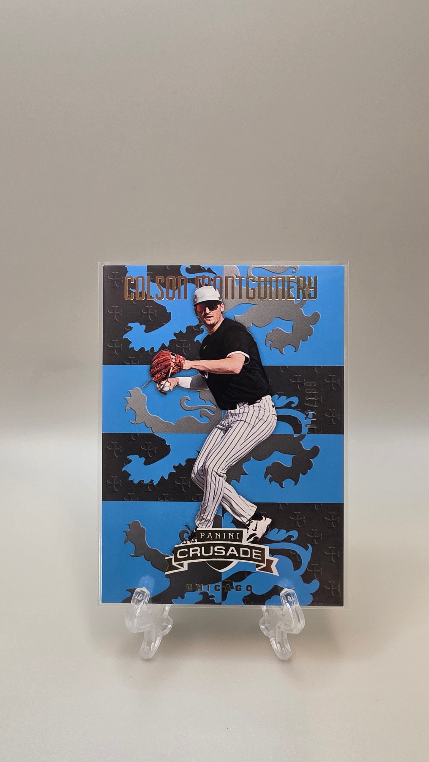 2025 Panini Crusade Colson Montgomery Blue /199 #160