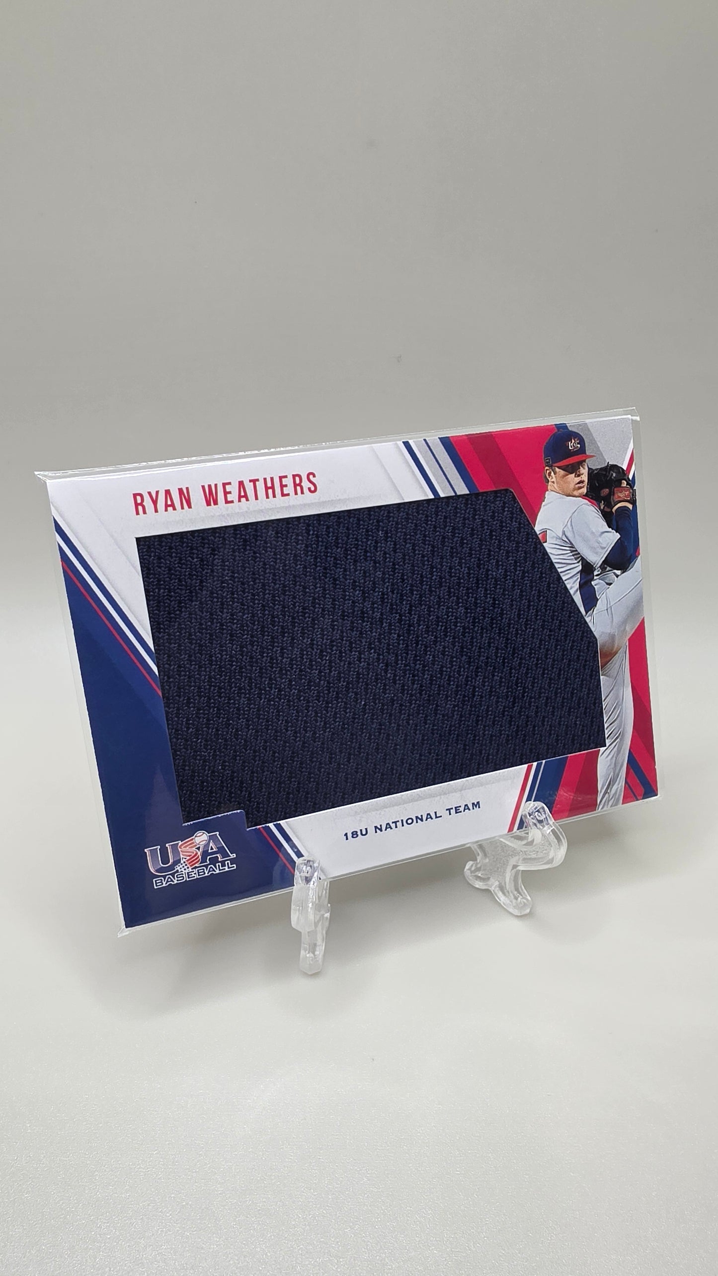 2018 USA Stars & Stripes Ryan Weathers Jumbo Relic Card /299 #44