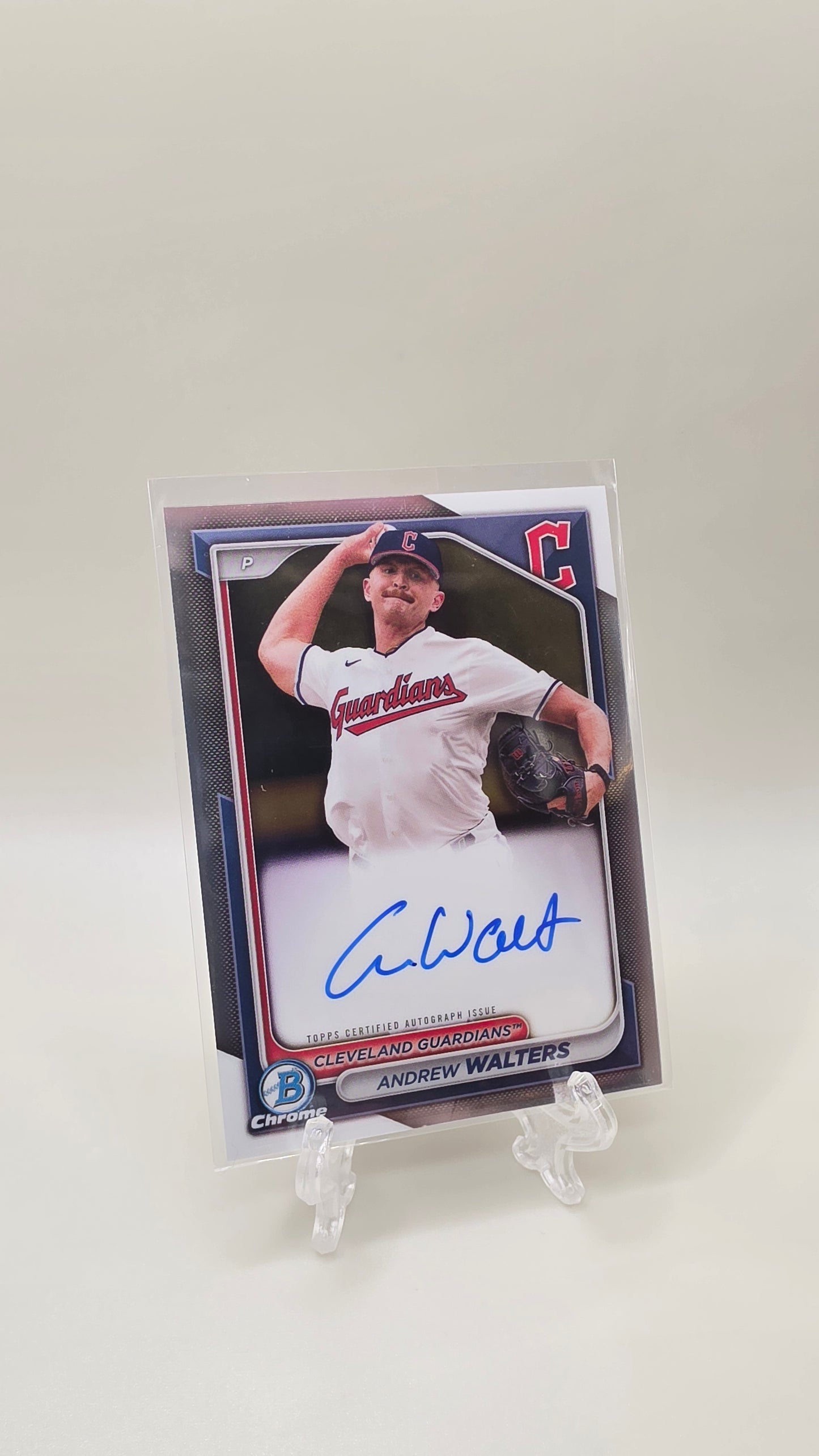 2024 Topps Bowman Chrome Andrew Walters Autograph Card # CPA-AW