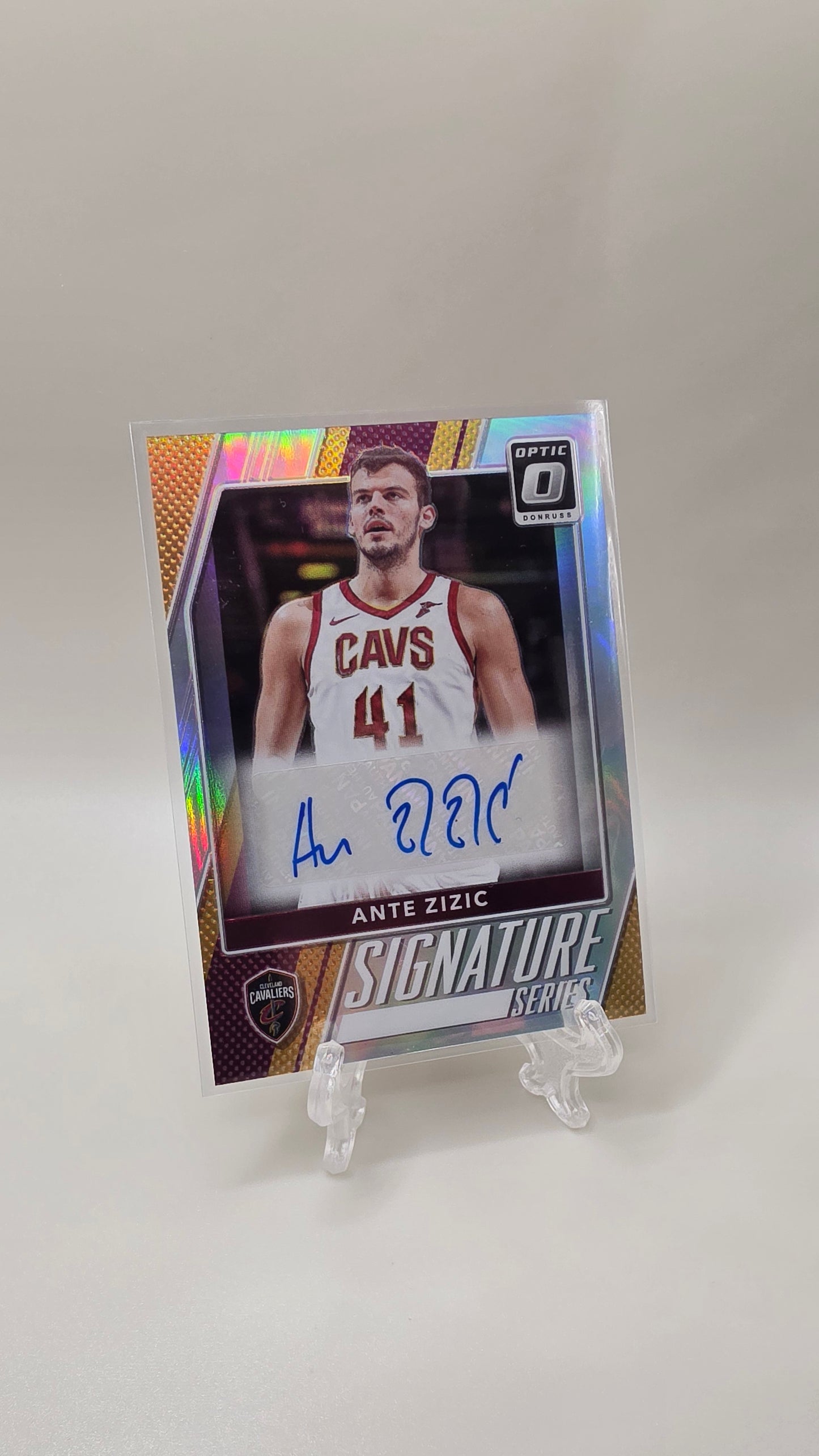 2017-18 Panini Donruss Optic Signature Series Ante Zizic Auto Card #3