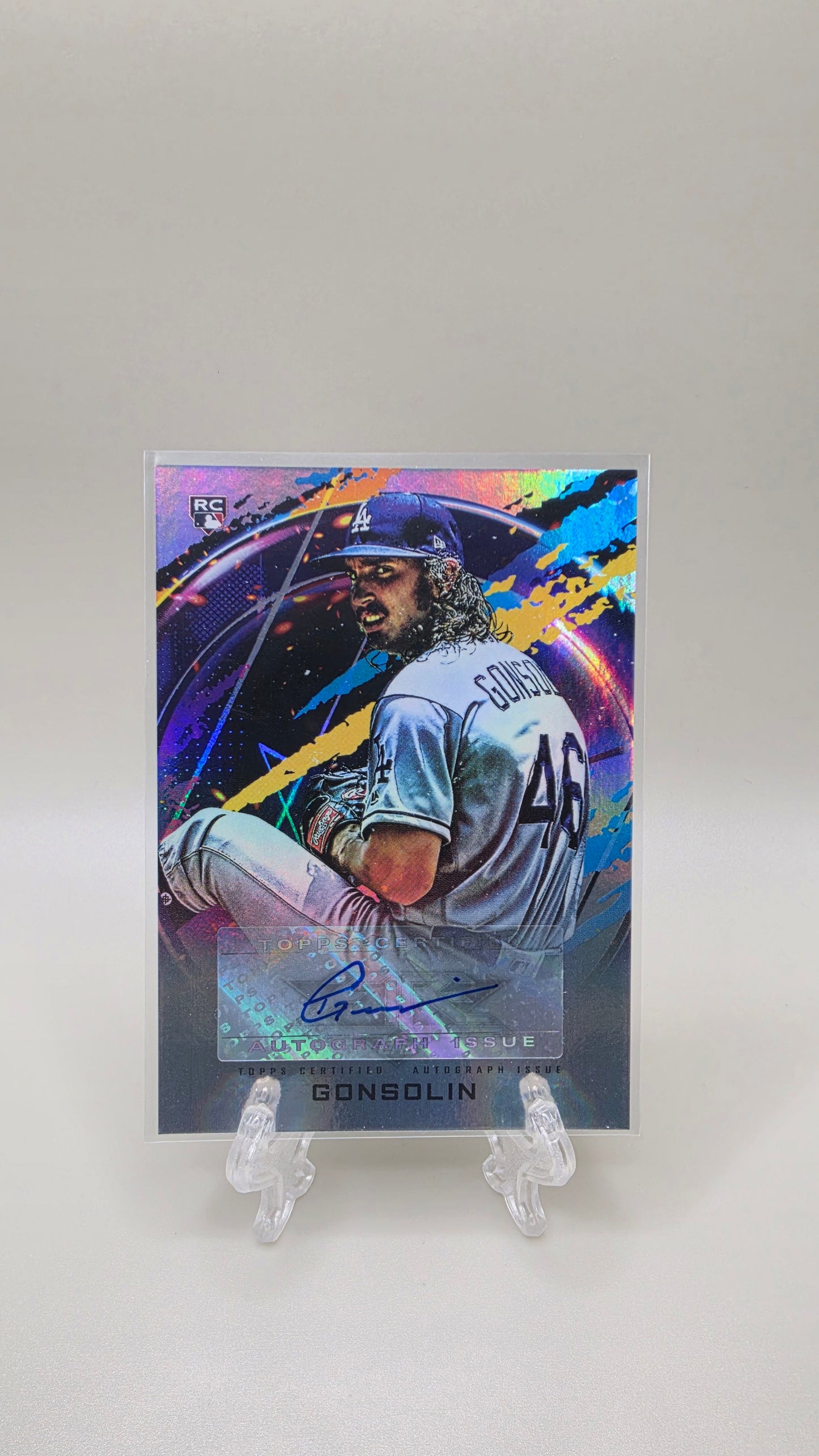 2020 Topps Fire Tony Gonsolin Rookie Auto Card # FA-TG