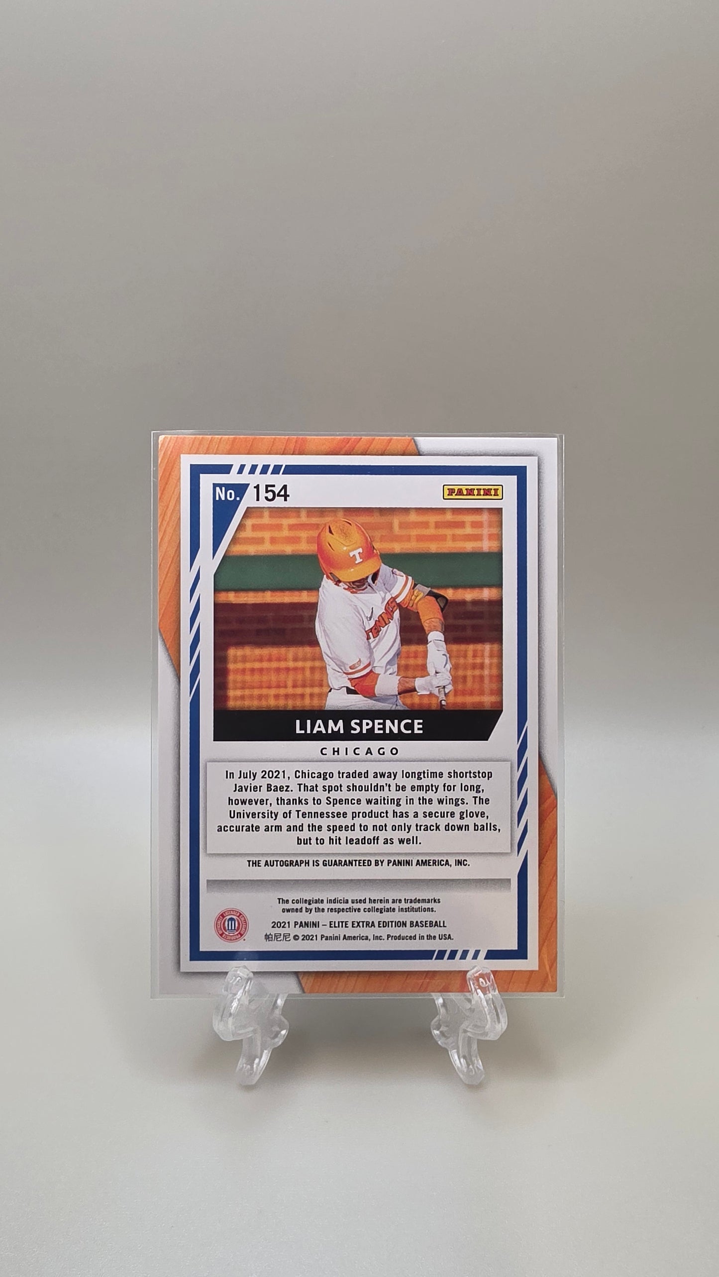 2021 Elite Extra Edition Liam Spence Auto #154