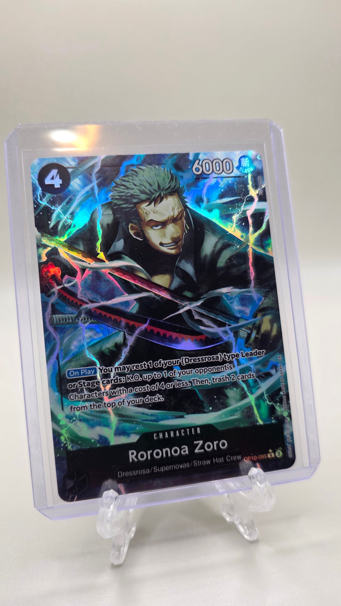 Roronoa Zoro OP10-095 R⭐ Alt Art One Piece TCG (The Best of Vol.2 set) English
