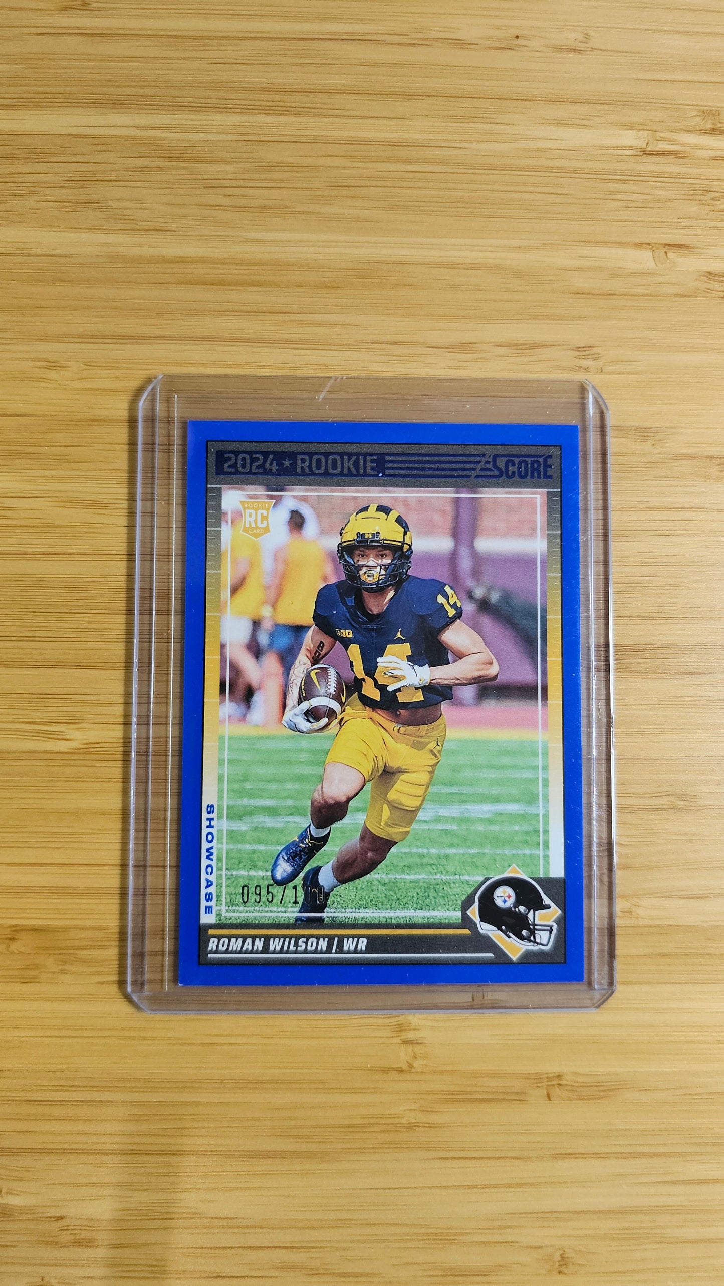 2024 Score Roman Wilson Showcase # /100 Card # No.360