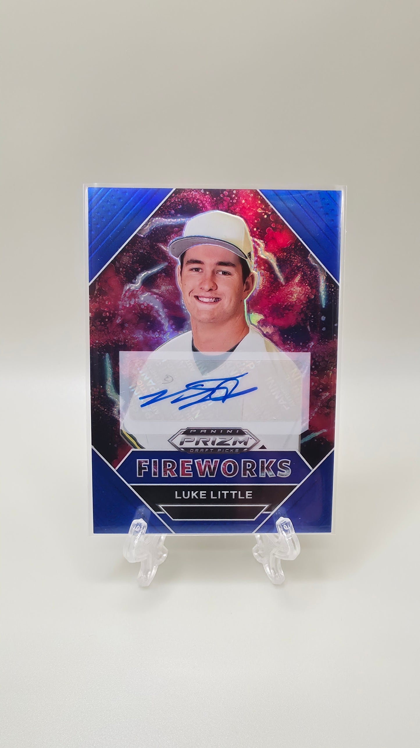 2020 Panini Draft Picks Luke Little Fireworks Auto #/60 Card # PDP188