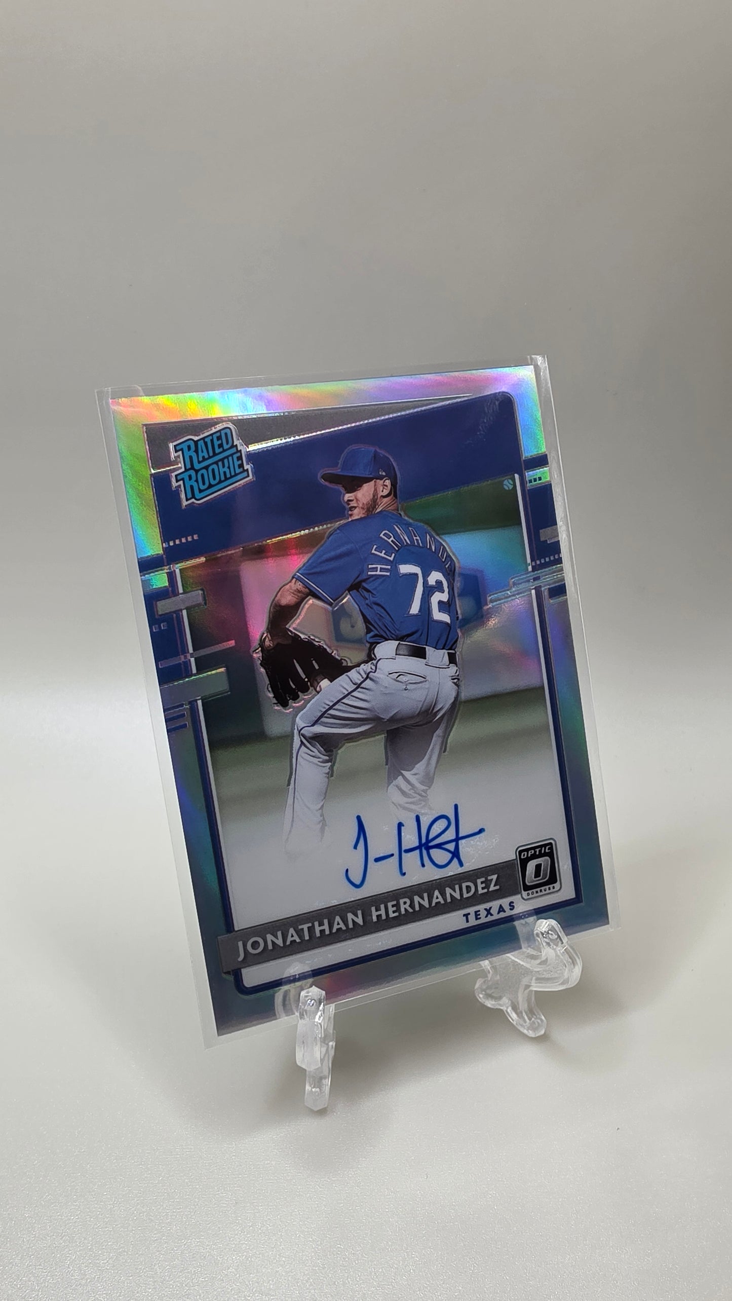 2020 Panini Prizm Rated Rookie Jonathan Hernandez Auto Card #RRS-JH