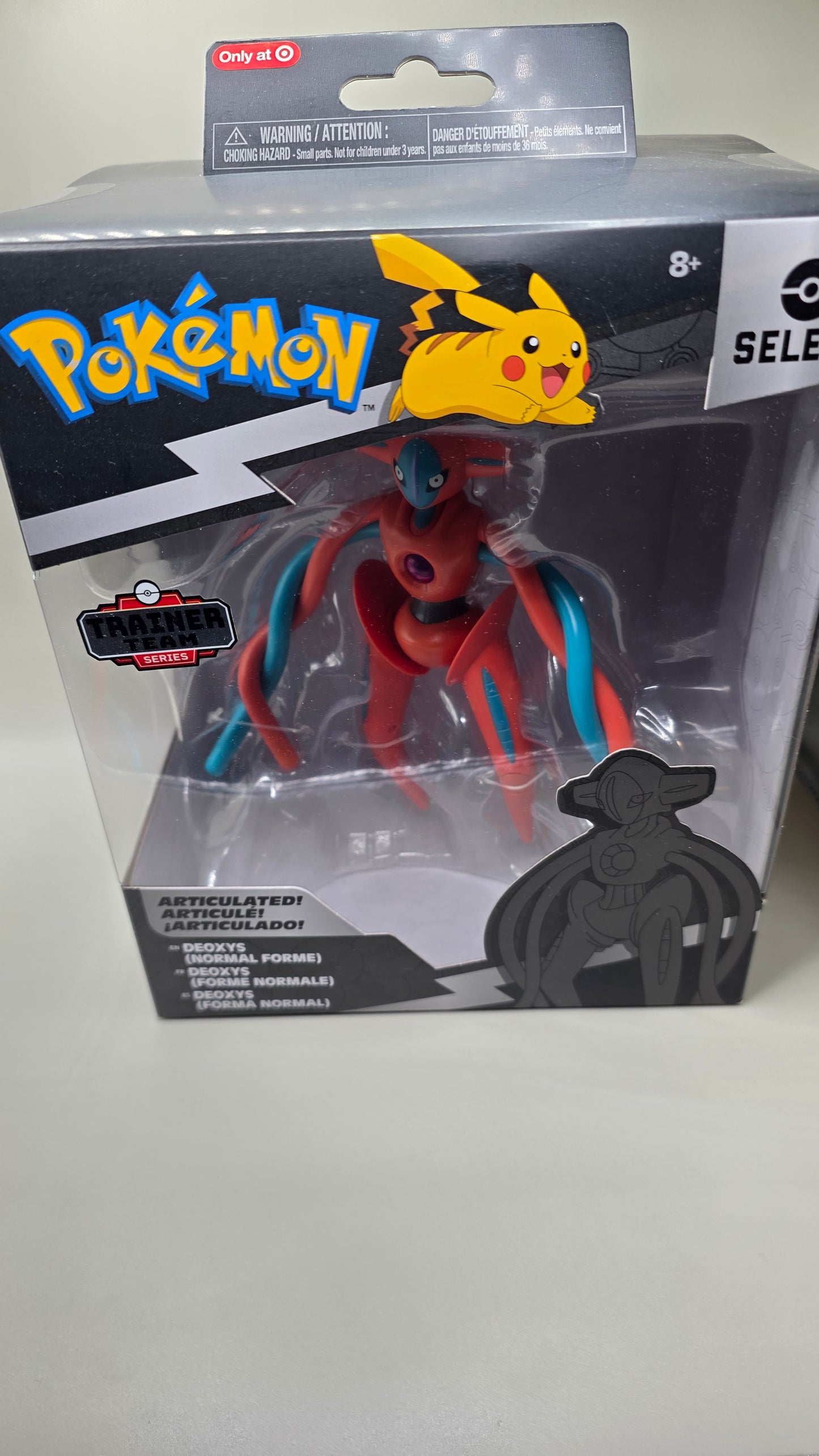 Pokemon Deoxys Trainer Team Series 9 Figure NIB (Target Exclusive)