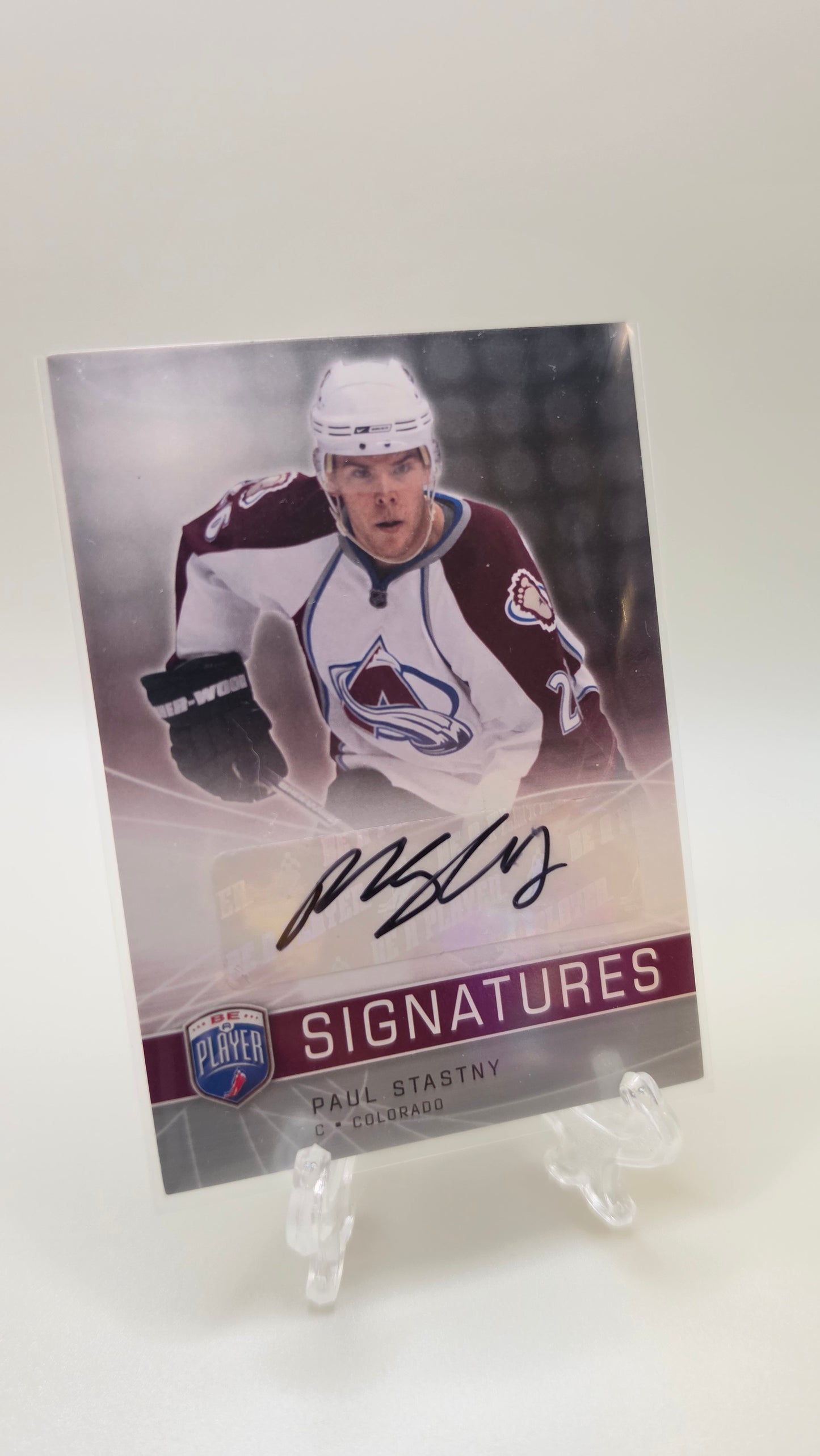 2008-09 Be a Player Paul Stastny Signatures Auto #S-PS