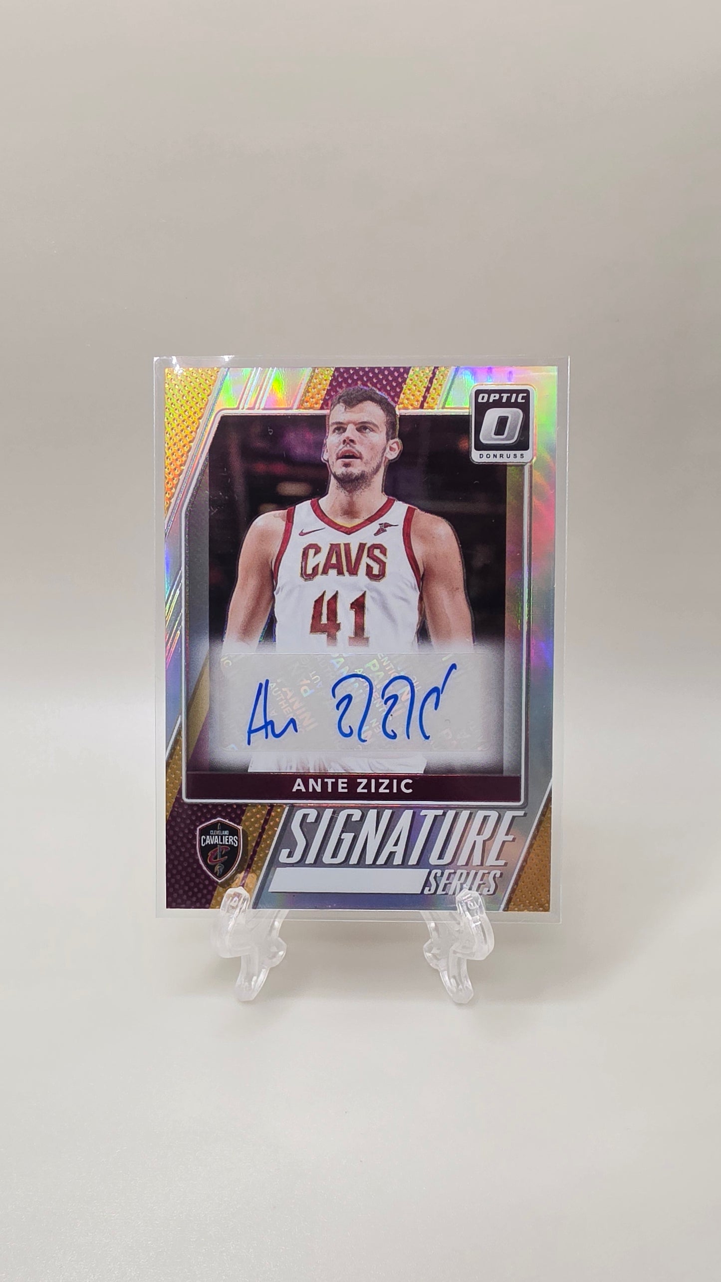 2017-18 Panini Donruss Optic Signature Series Ante Zizic Auto Card #3