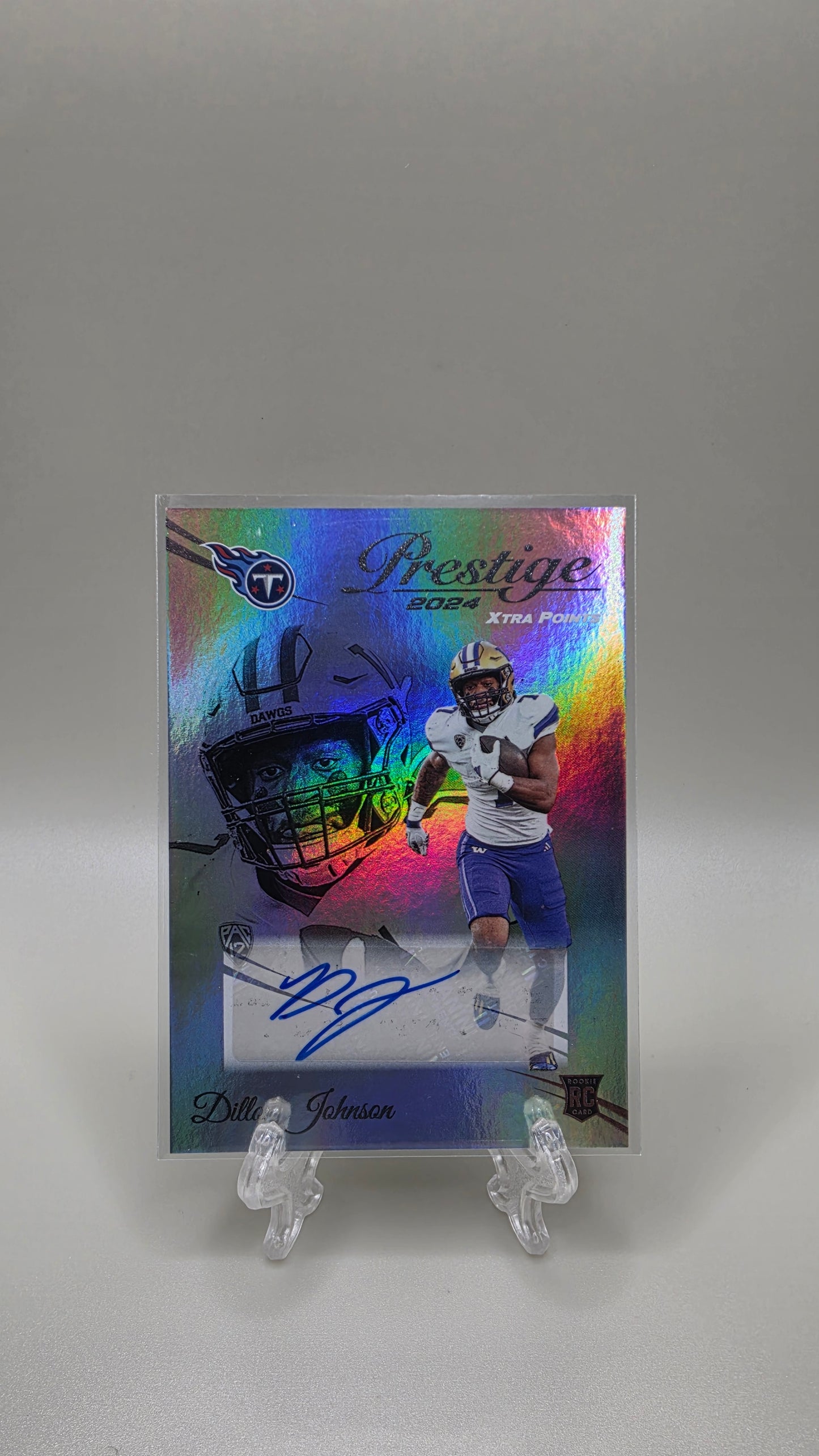 2024 Prestige Football Dillon Johnson Xtra Points Auto #356