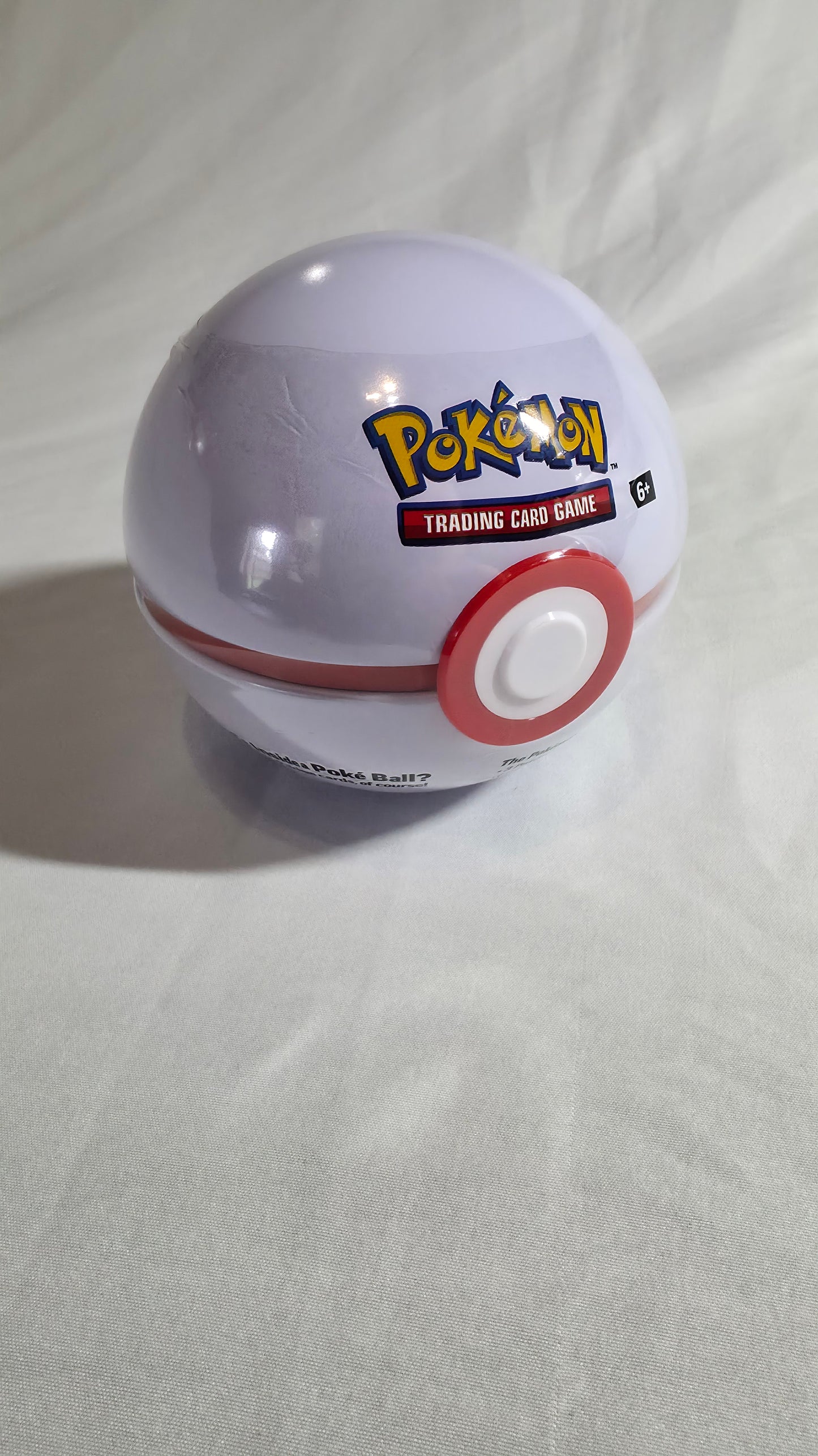 Pokemon TCG Poke Ball Tin L25 3x Booster Packs Factory Sealed New