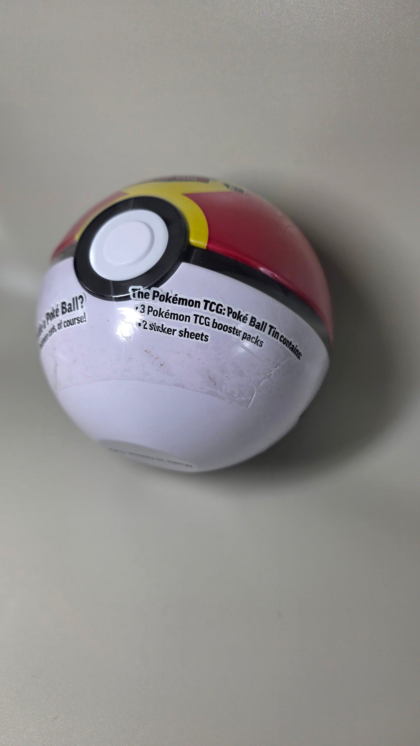 Pokemon TCG Poke Ball Tin L25 3x Booster Packs Factory Sealed New