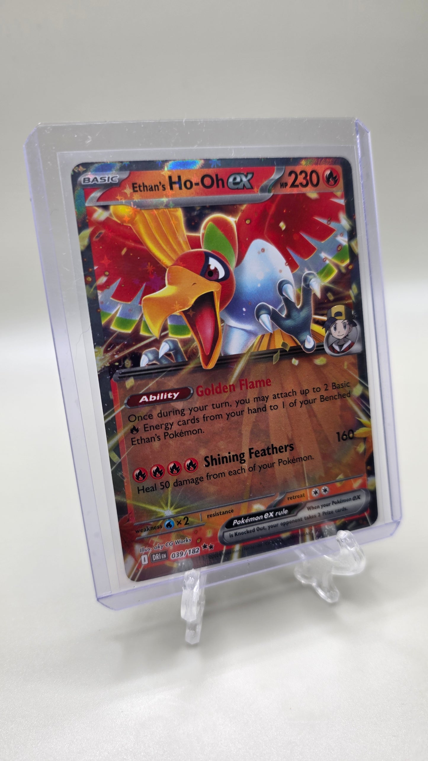 Ethan's Ho-Oh EX 039/182 (Destined Rivals Set) English
