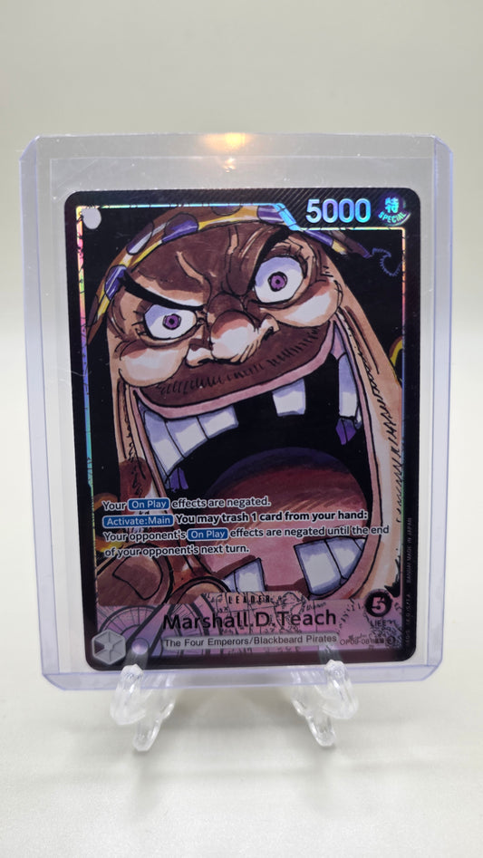 Marshall.D.Teach OP09-081 L⭐ Alt Art One Piece TCG (Emperors in the New World Set) English