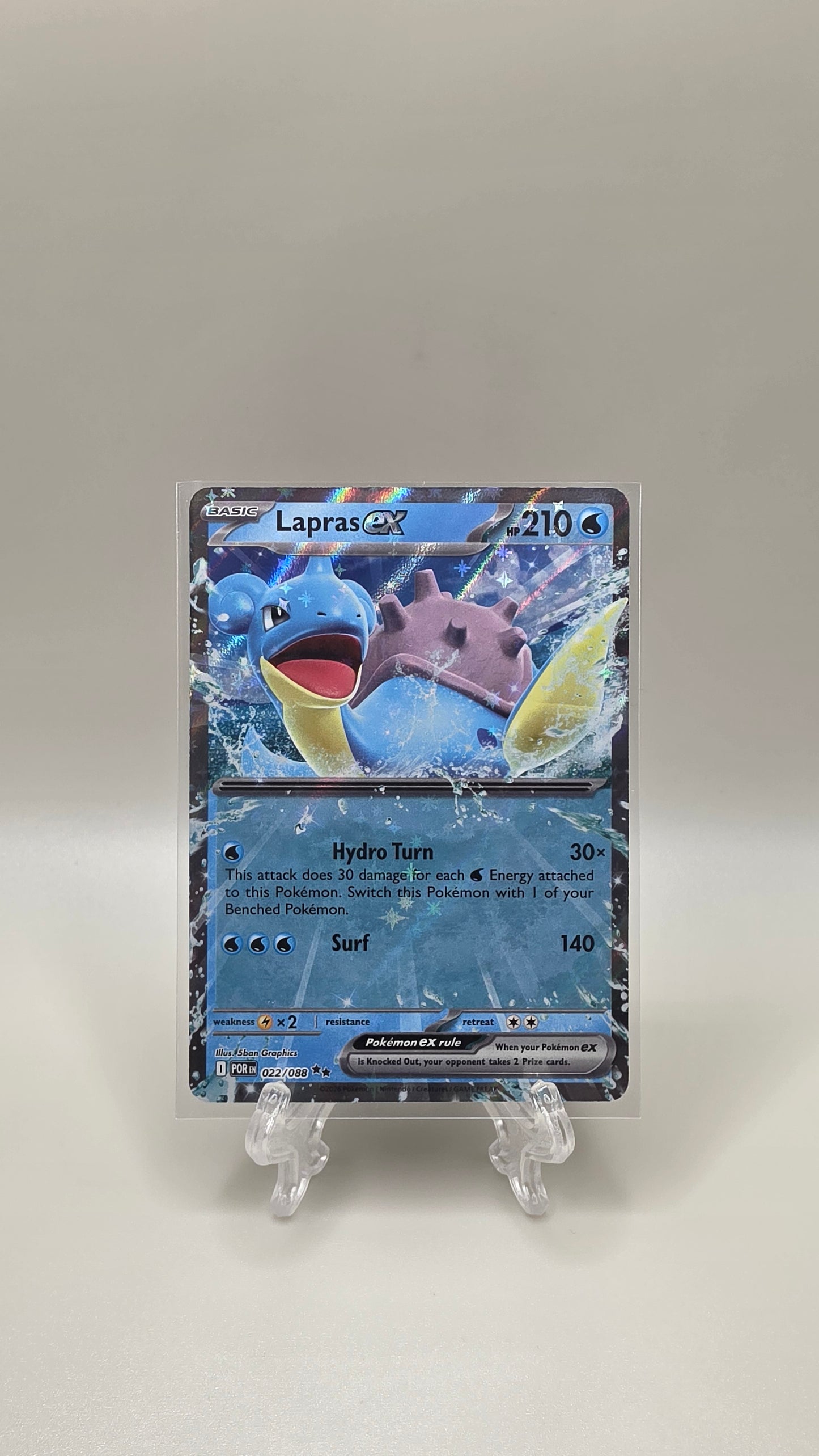 Pokémon TCG Lapras EX 022/088 Perfect Order English