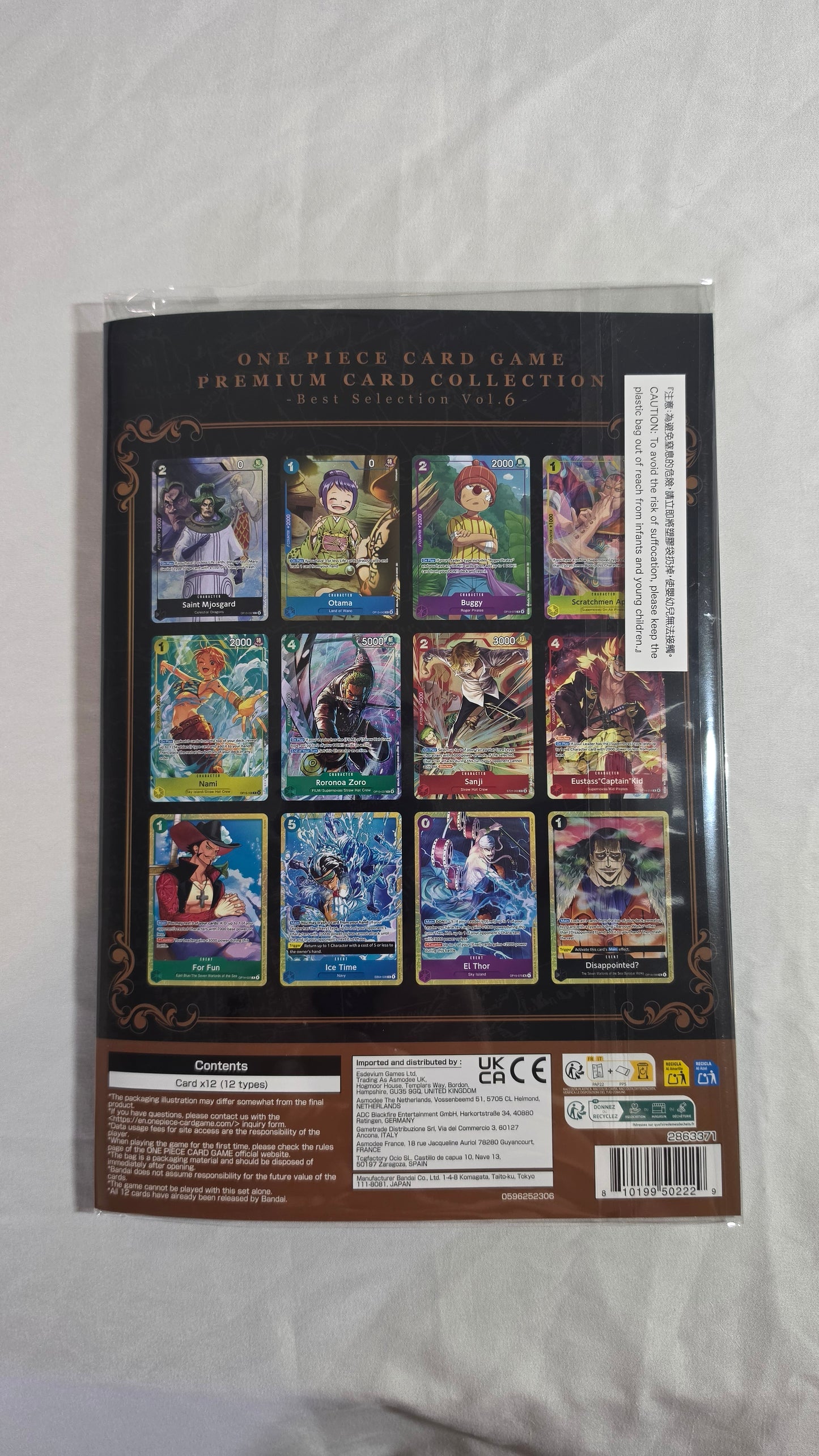 One Piece TCG Premium Card Collection Best Selection Vol.6 Sealed New English