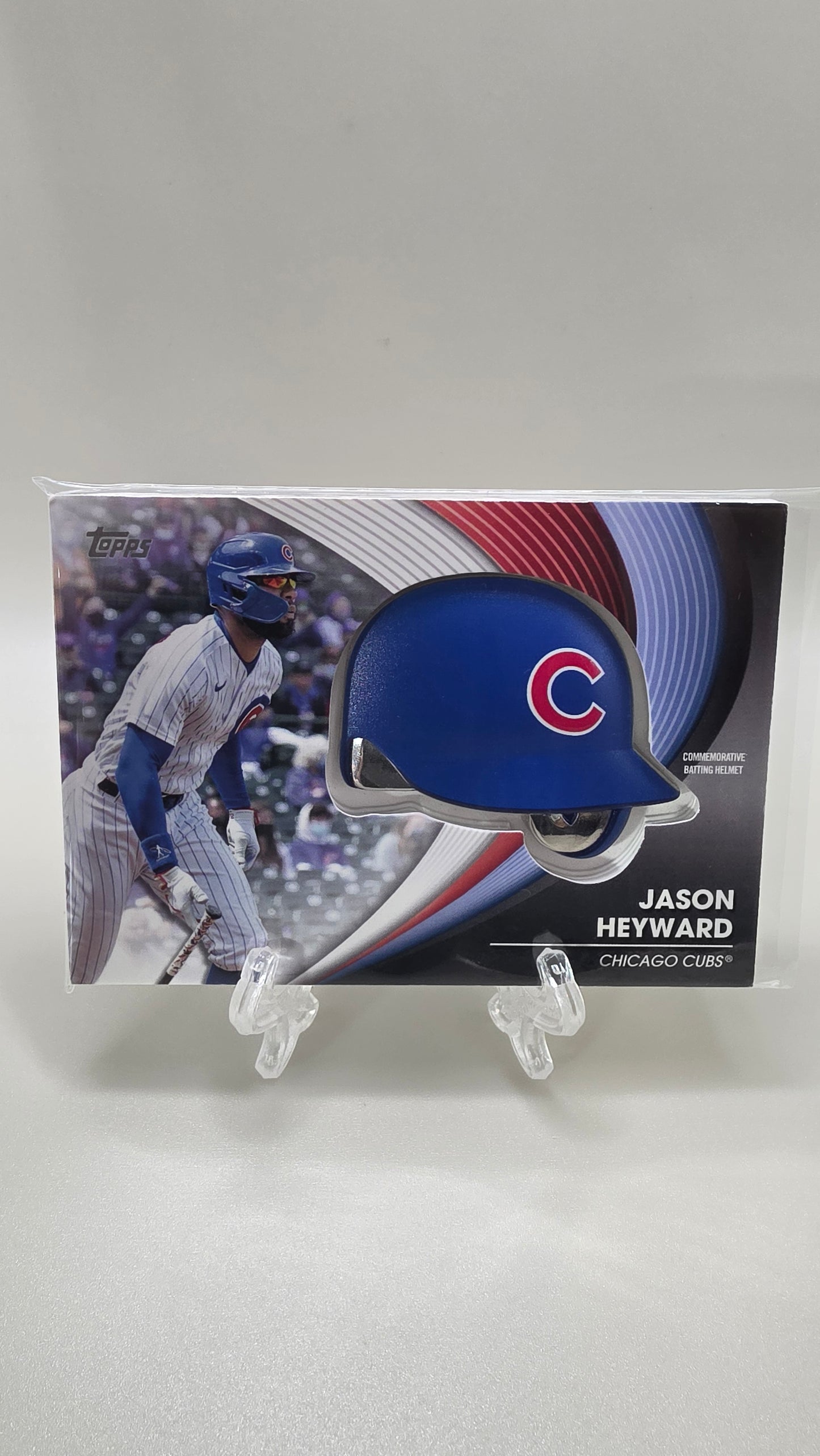 2022 Topps Baseball Jason Heyward Commemorative Batting Helmet Card #BH-JH