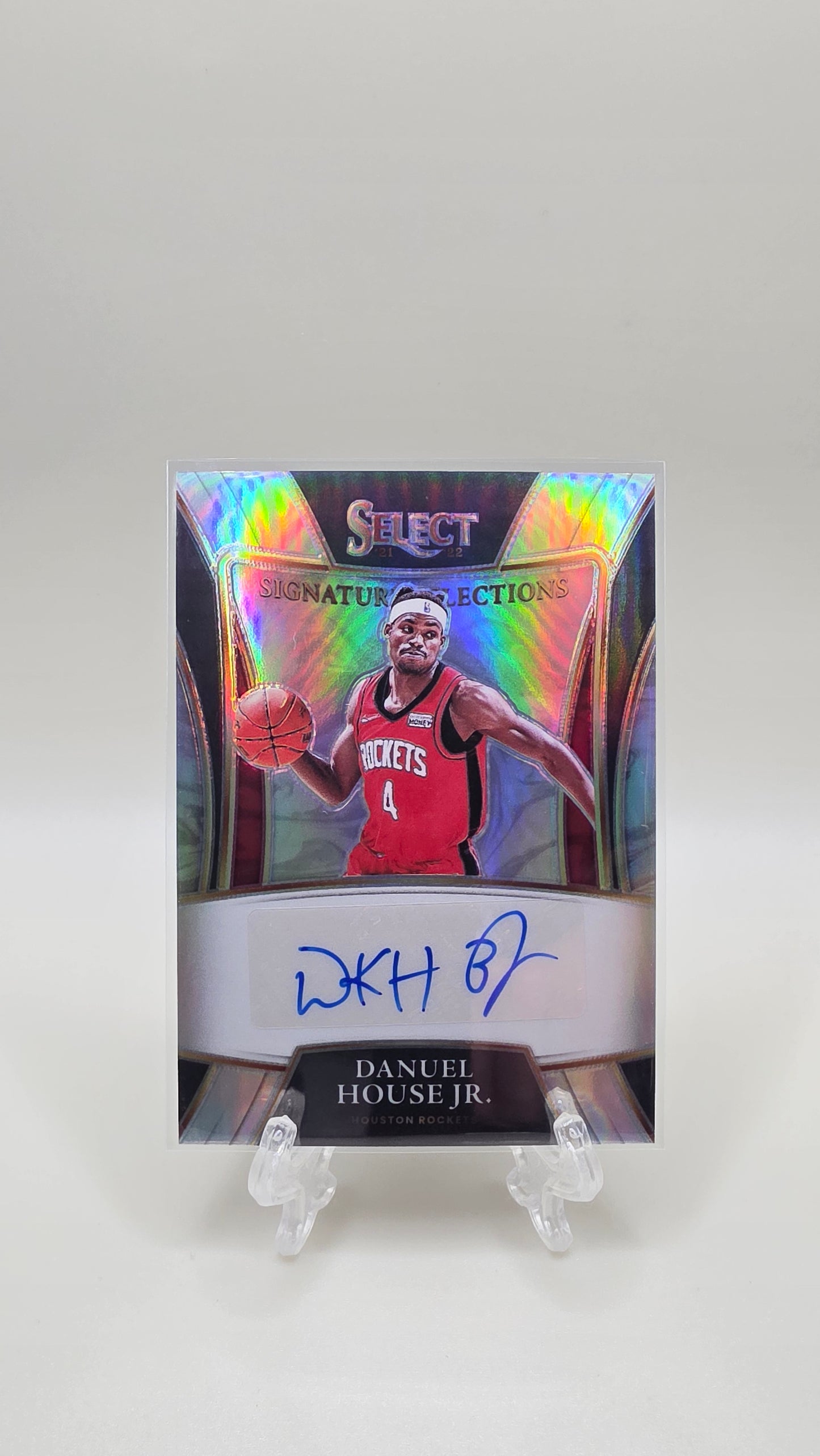 2021-22 Panini Select Signature Selections Danuel House Jr. Auto Card #SS-DHJ