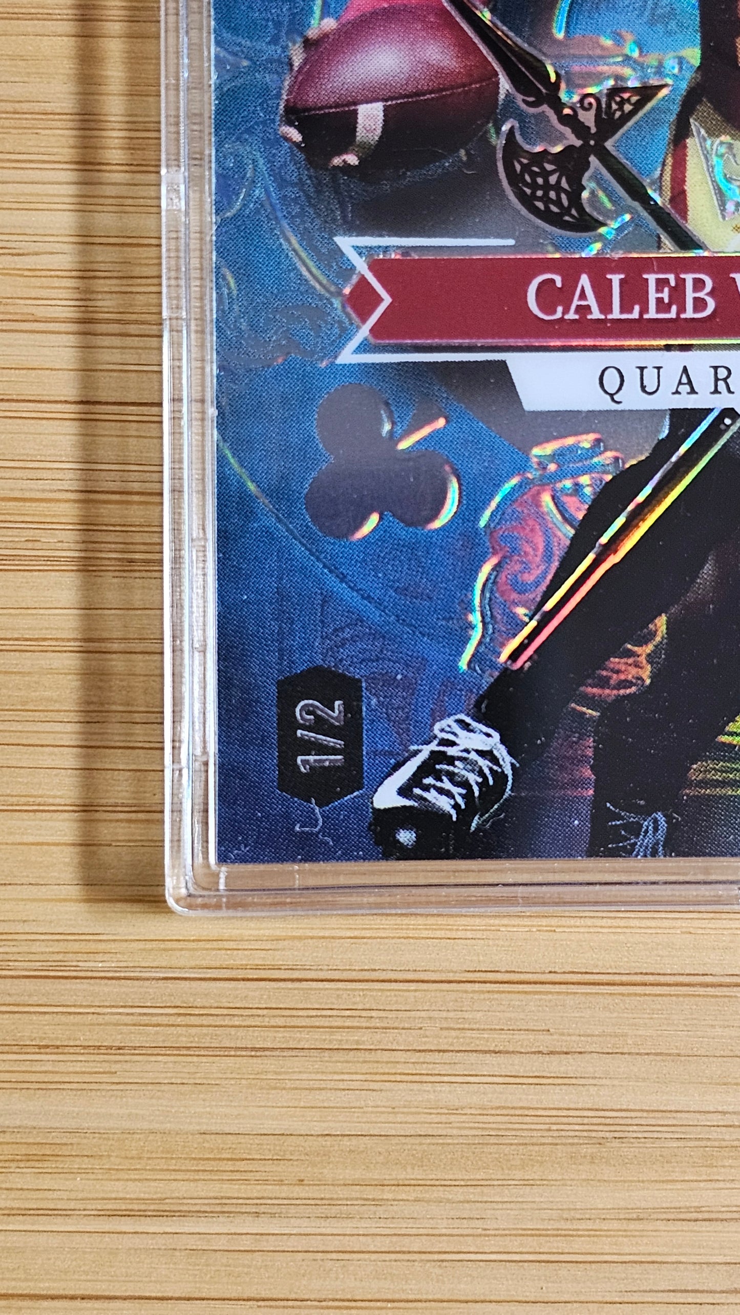 Caleb Williams 2023 Wild Card 5 Card Draw RC #d 1/2 Jack Diamond