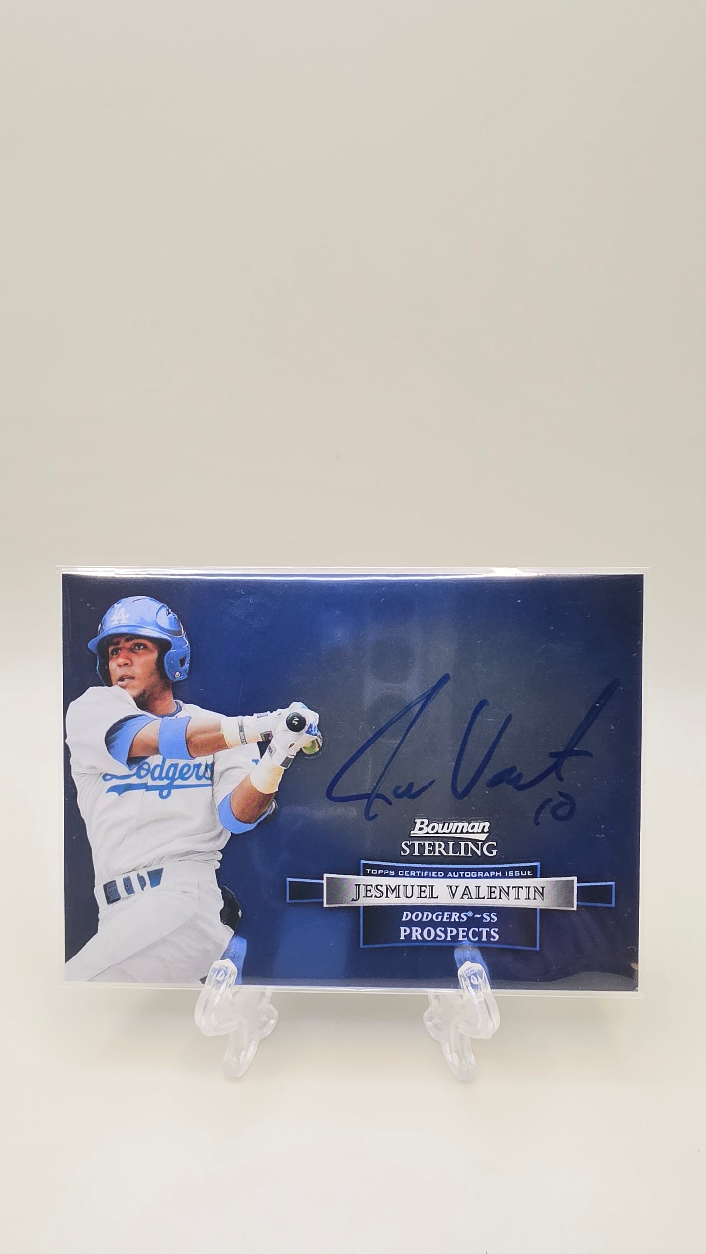 2012 Bowman Sterling Jesmuel Valentin Auto #BSAP-JV