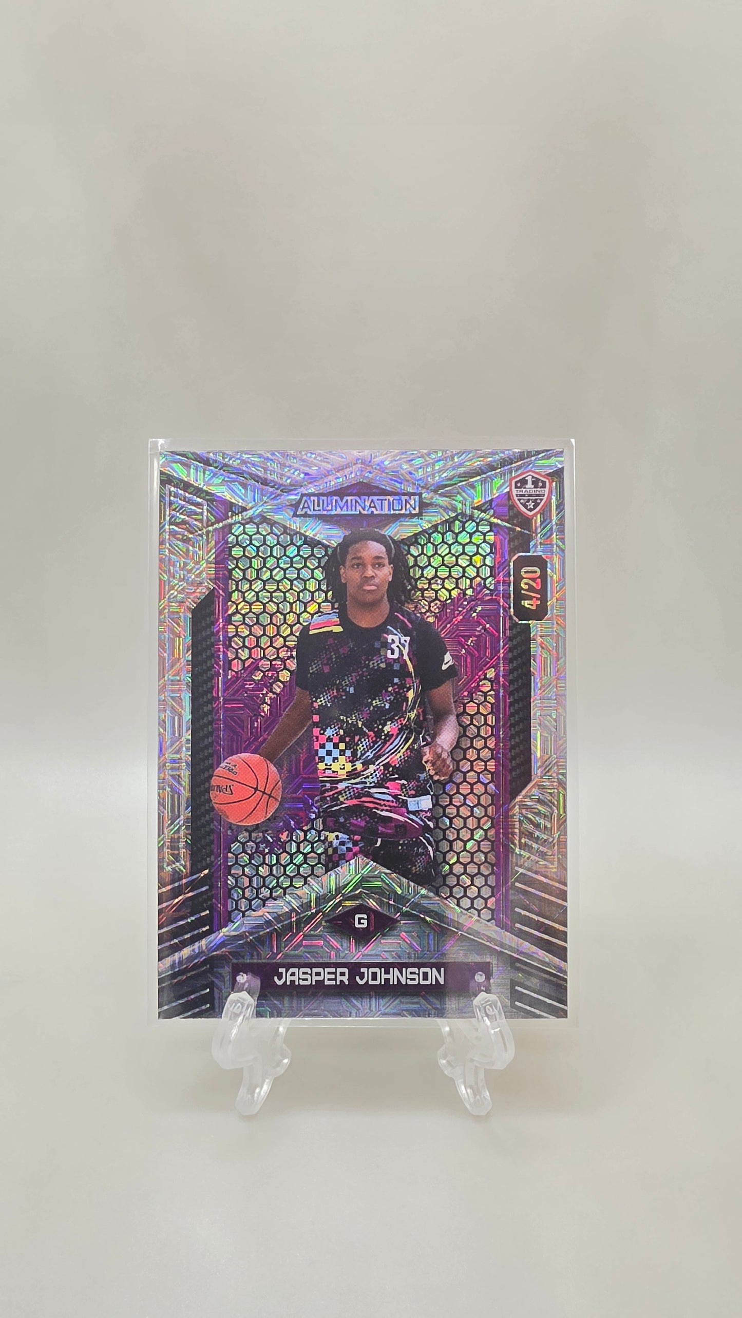 2024 Wild Card Alumination Jasper Johnson #/20 Card # BC-JJ
