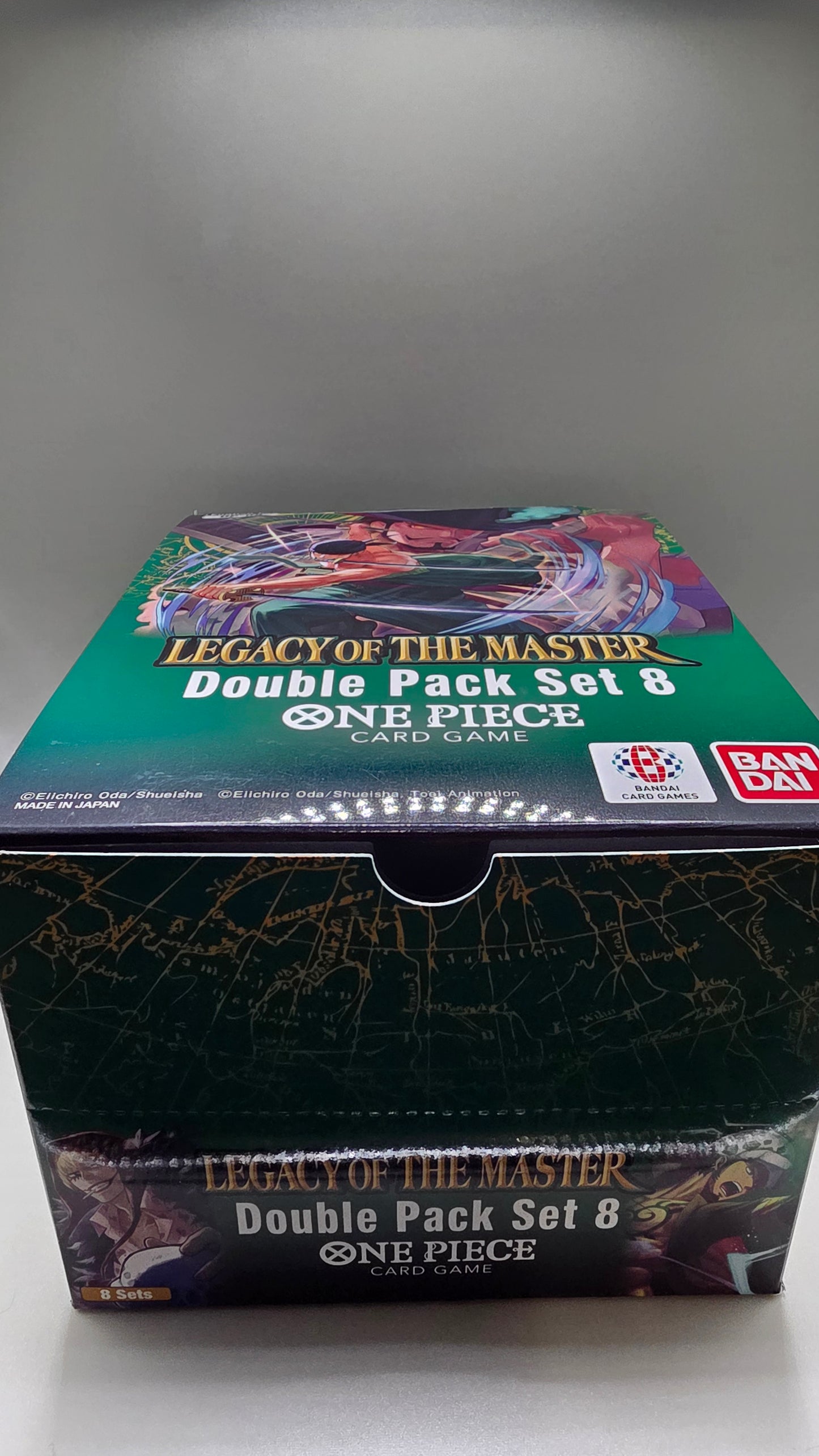 One Piece TCG OP12 Double Packs Set 8 - Legacy of the Master ENGLISH (x8 Double Packs)